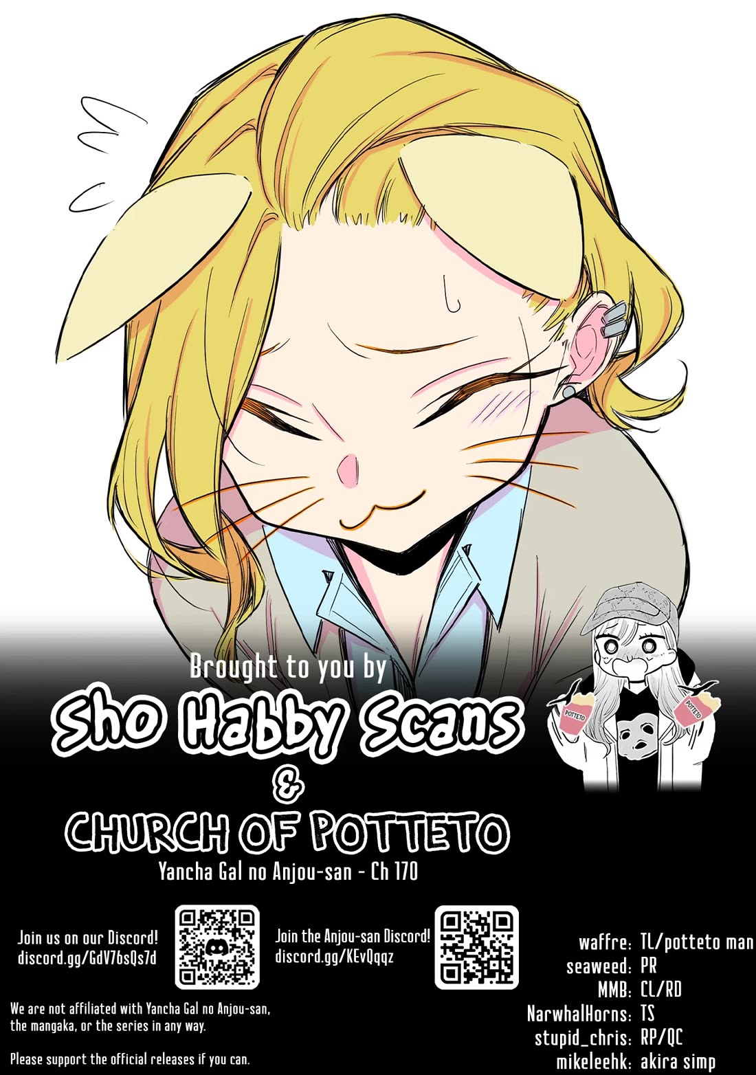 Yancha Gal no Anjou-san Chapter 170 page 15 - Chapter 170: Chita-san Wants to Eat Potteto