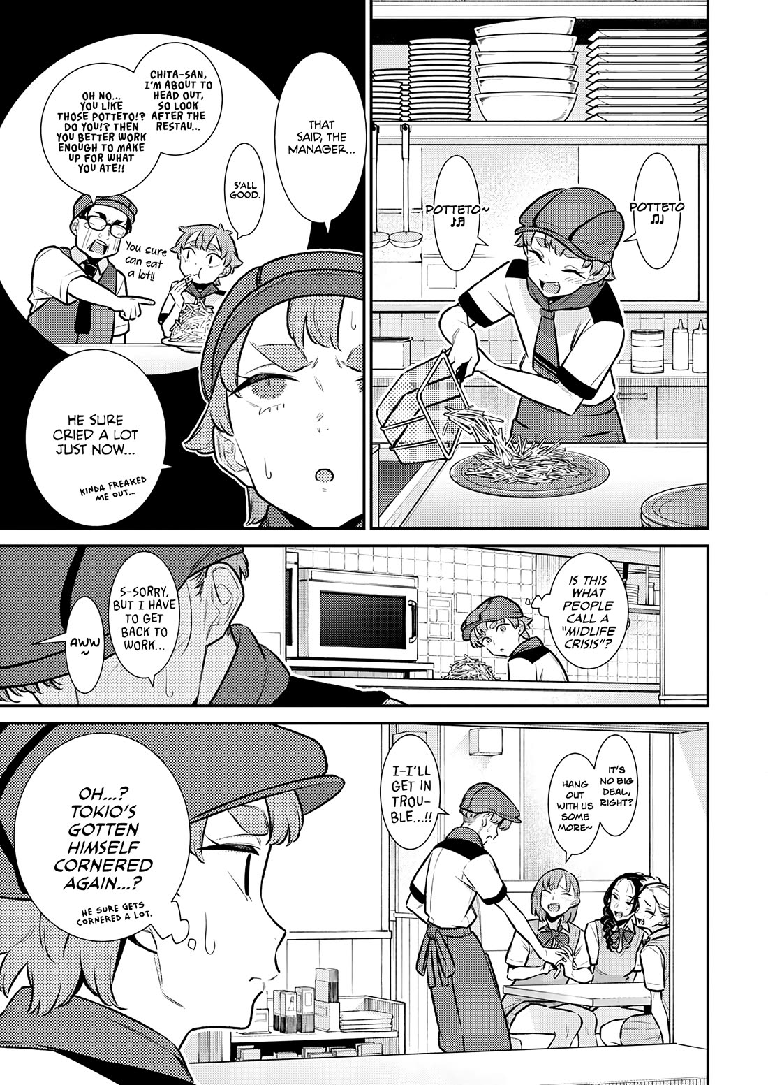 Yancha Gal no Anjou-san Chapter 170 page 7 - Chapter 170: Chita-san Wants to Eat Potteto