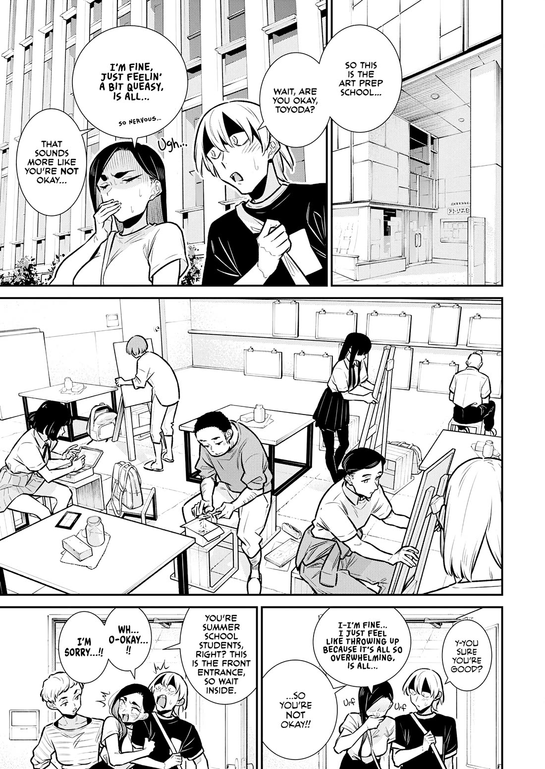 Yancha Gal no Anjou-san Chapter 172 page 5 - Chapter 172: Toyda-san is Afraid of Prep Schools