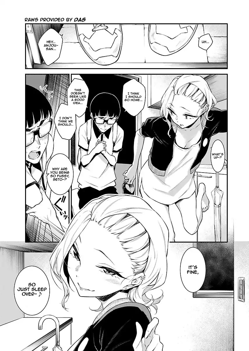Yancha Gal no Anjou-san Chapter 18 page 1 - Chapter 18: Anjou-san Wants Him to Stay Over