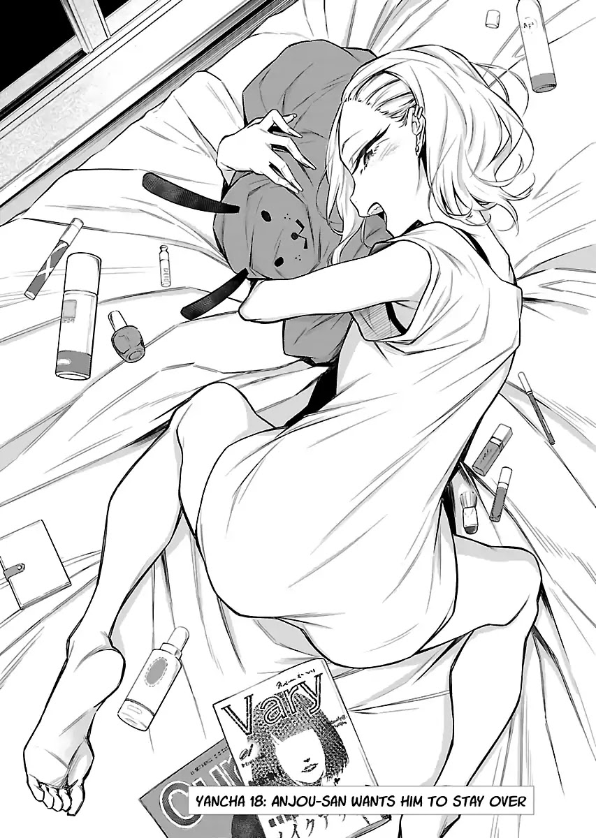 Yancha Gal no Anjou-san Chapter 18 page 2 - Chapter 18: Anjou-san Wants Him to Stay Over