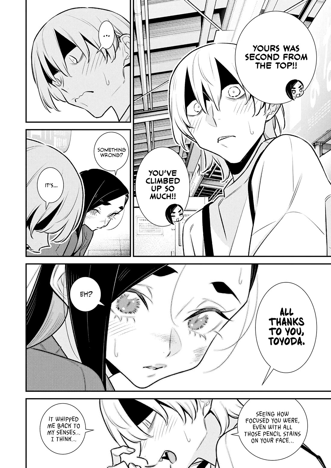 Yancha Gal no Anjou-san Chapter 194 page 9 - Chapter 194: Toyoda-san and Pencil Stains