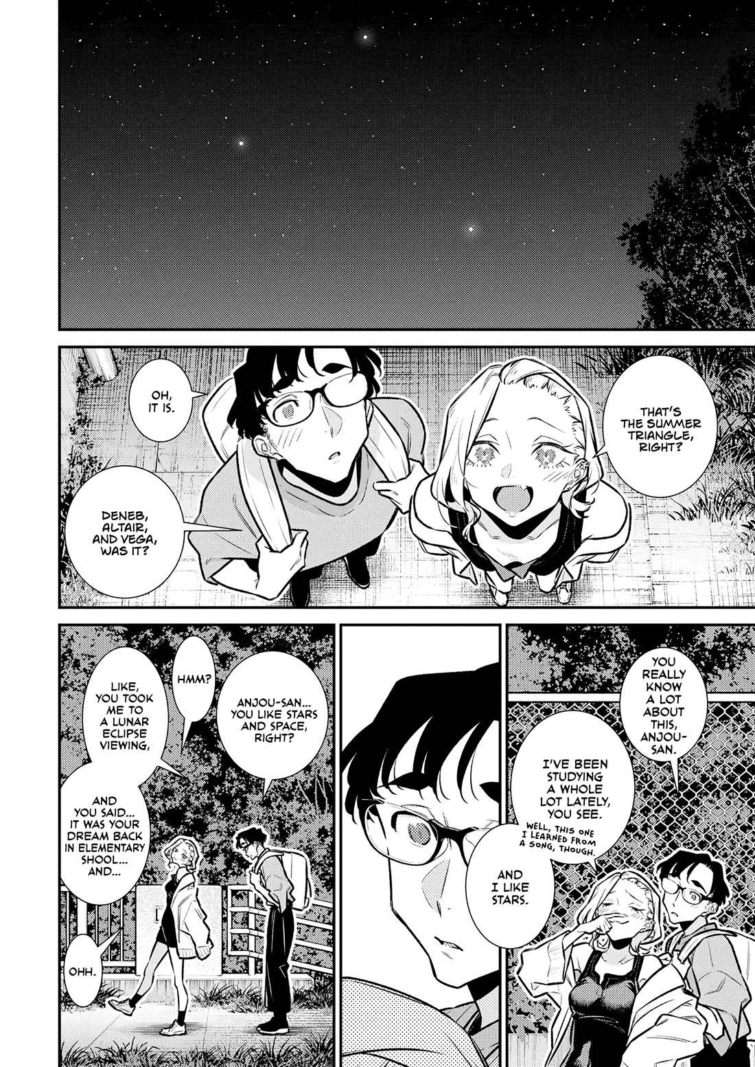 Yancha Gal no Anjou-san Chapter 199 page 6 - Chapter 199: Anjou-san and Sparkling Lights on the Other Side