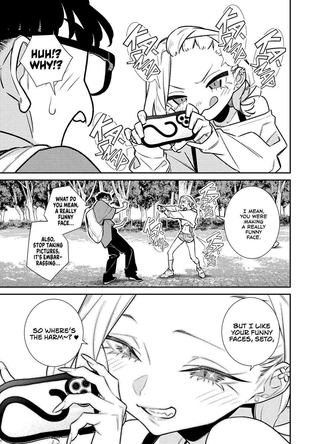 Yancha Gal no Anjou-san Chapter 201 page 7 - Chapter 201: Seto-kun's Sparkling Lights on the Other Side
