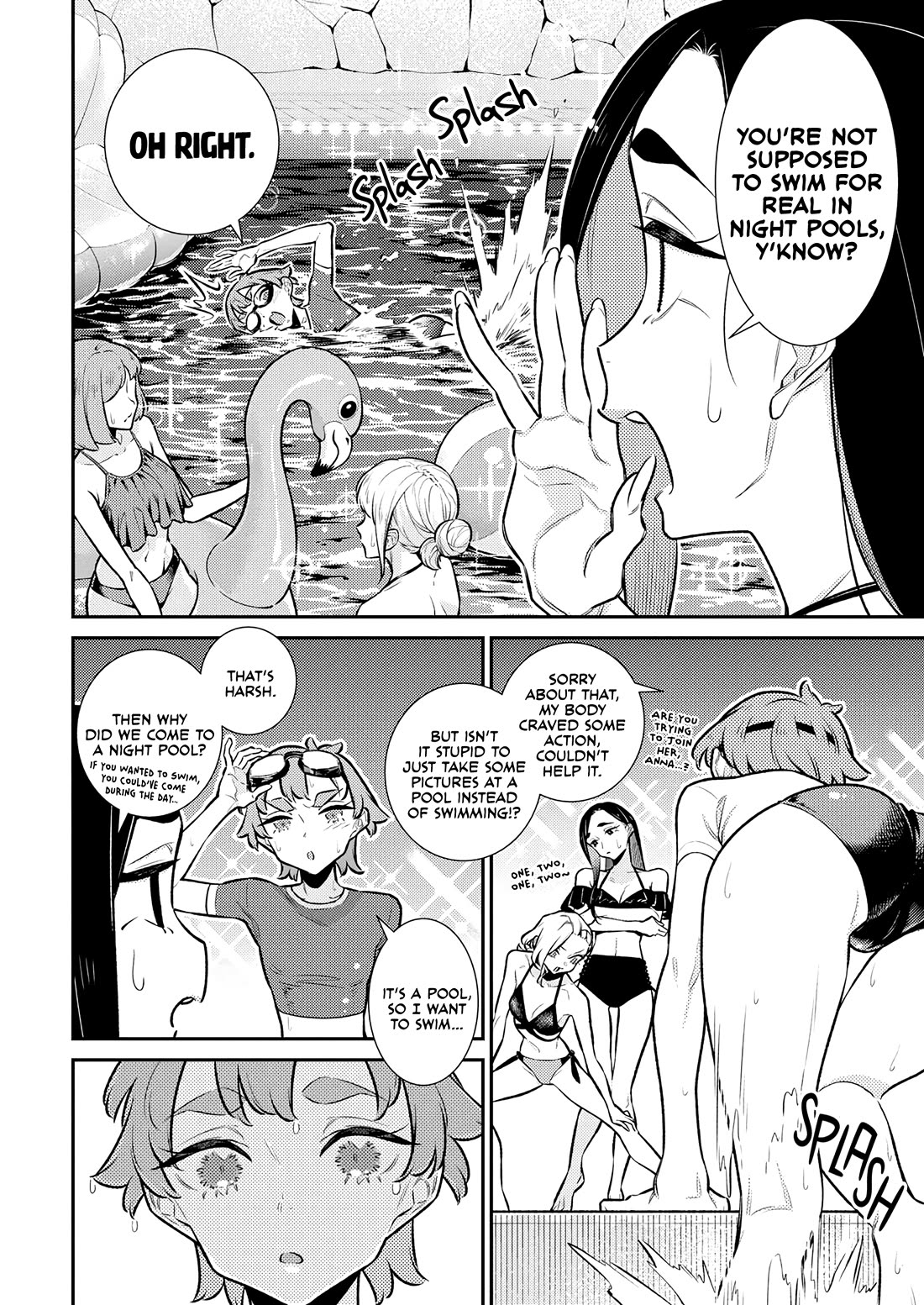 Yancha Gal no Anjou-san Chapter 202 page 4 - Chapter 202: Chita-san Wants to Hang Out at a Night Pool