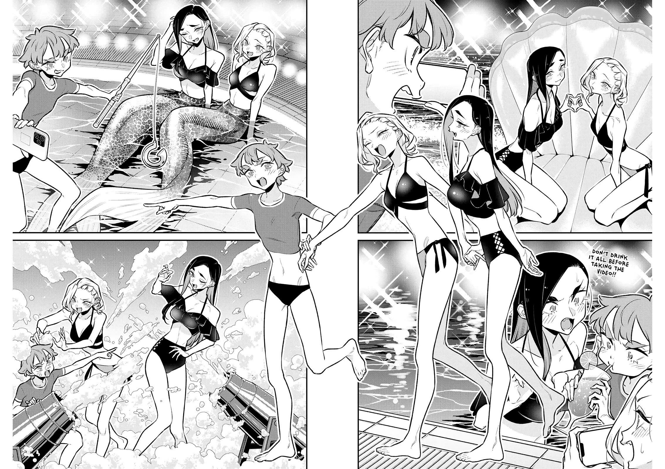Yancha Gal no Anjou-san Chapter 202 page 6 - Chapter 202: Chita-san Wants to Hang Out at a Night Pool