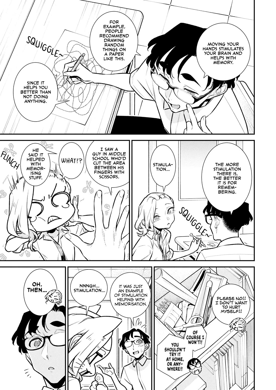 Yancha Gal no Anjou-san Chapter 203 page 6 - Chapter 203: Anjou-san Can't Go Home Until She Memorises All Kanji