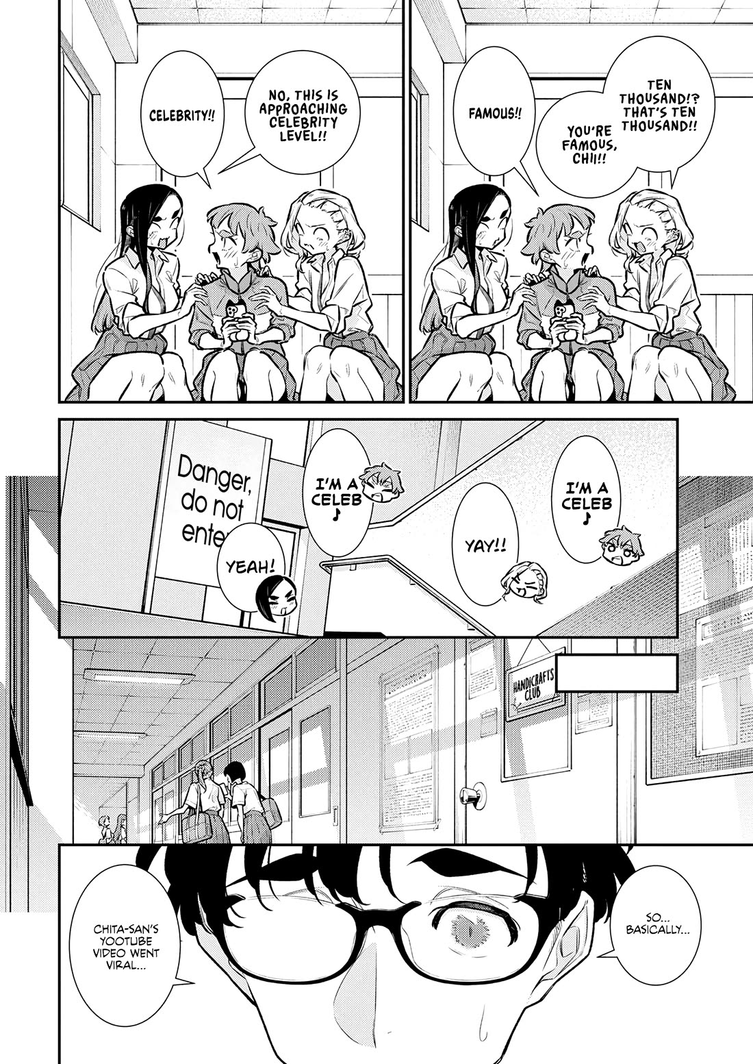 Yancha Gal no Anjou-san Chapter 204 page 6 - Chapter 204: Chita-san's Video Went Viral
