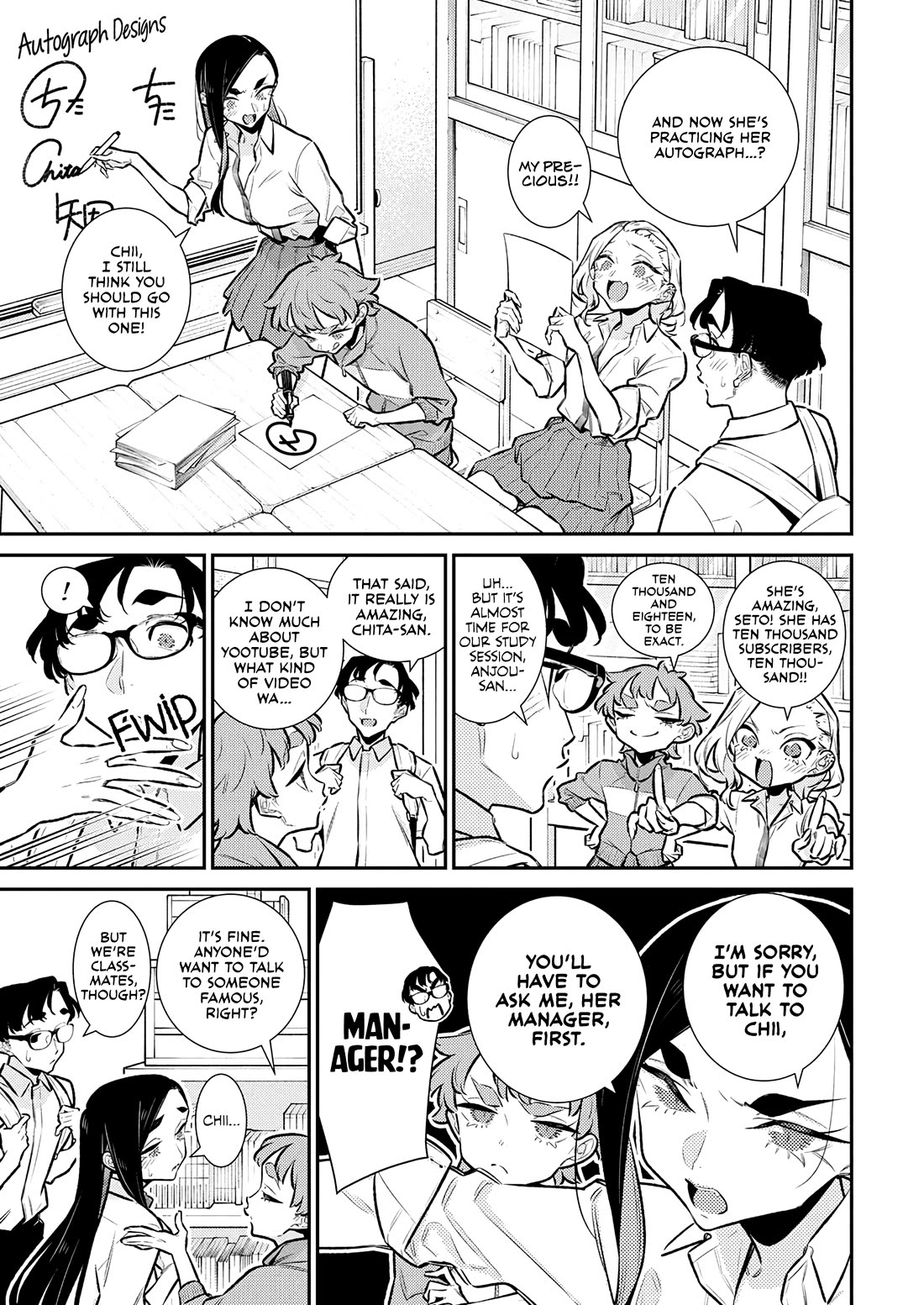 Yancha Gal no Anjou-san Chapter 204 page 7 - Chapter 204: Chita-san's Video Went Viral