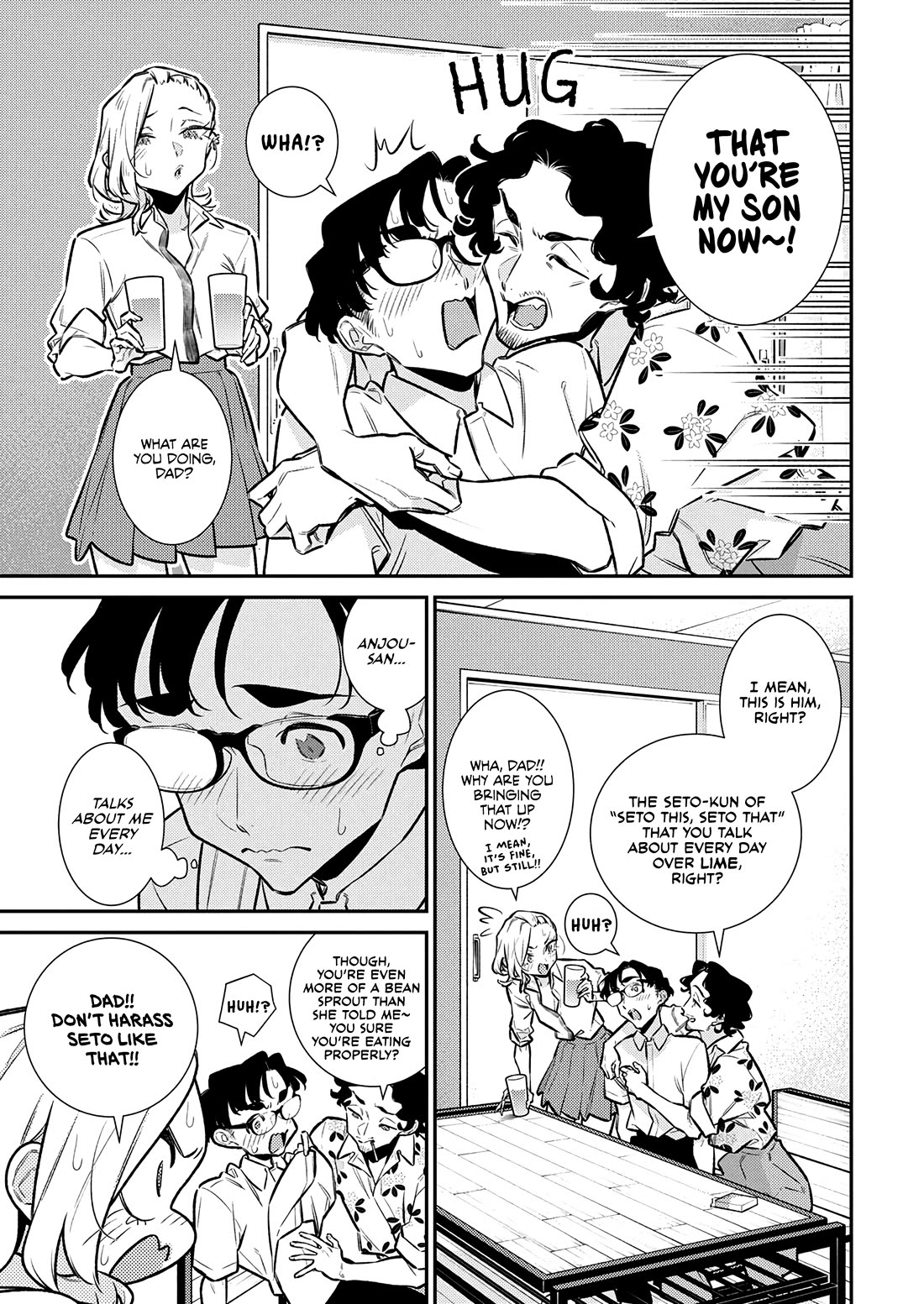 Yancha Gal no Anjou-san Chapter 206 page 3 - Chapter 206: Dad's Way of Apologising