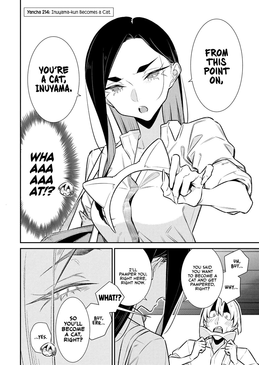 Yancha Gal no Anjou-san Chapter 214 page 2 - Chapter 214: Inuyama-kun Becomes a Cat