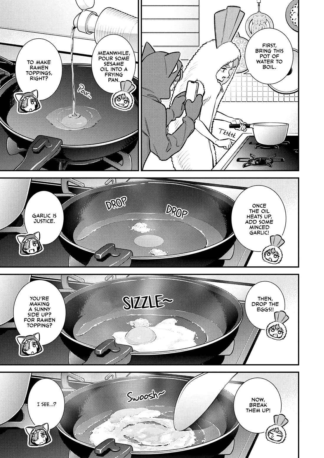 Yancha Gal no Anjou-san Chapter 215 page 7 - Chapter 215: Chita-san Wants to Make a Cooking Video