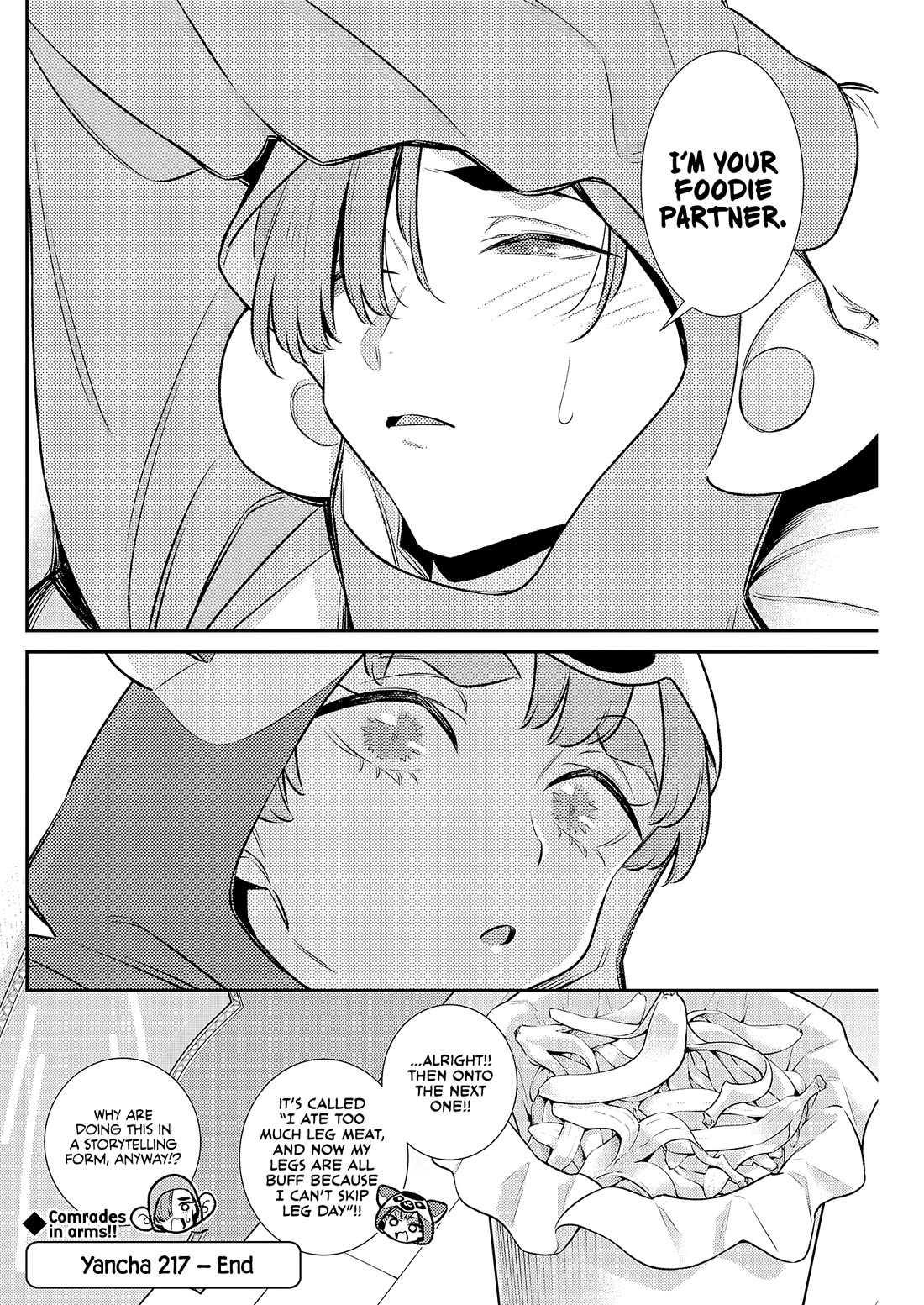 Yancha Gal no Anjou-san Chapter 217 page 12 - Chapter 217: Chita-san Can't Eat as Much as She Used To