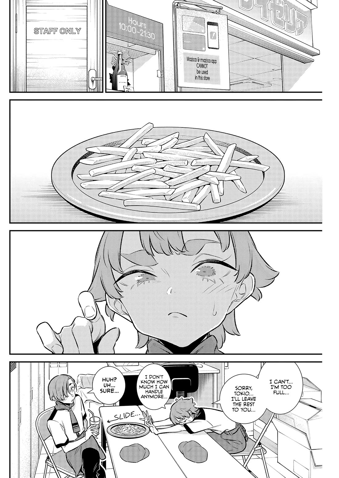 Yancha Gal no Anjou-san Chapter 217 page 4 - Chapter 217: Chita-san Can't Eat as Much as She Used To