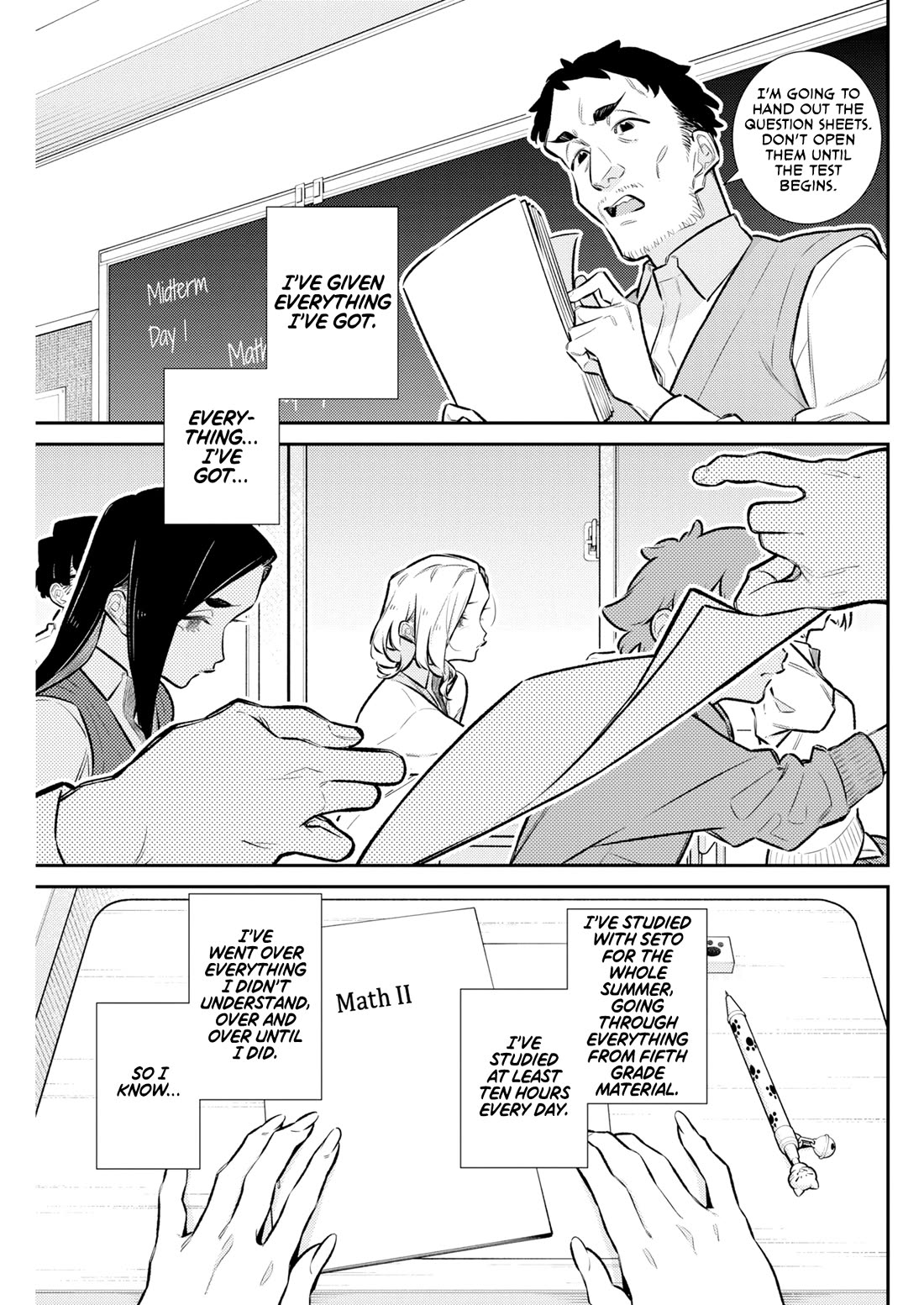 Yancha Gal no Anjou-san Chapter 221 page 3 - Chapter 221: Anjou-san, Do Your Best!