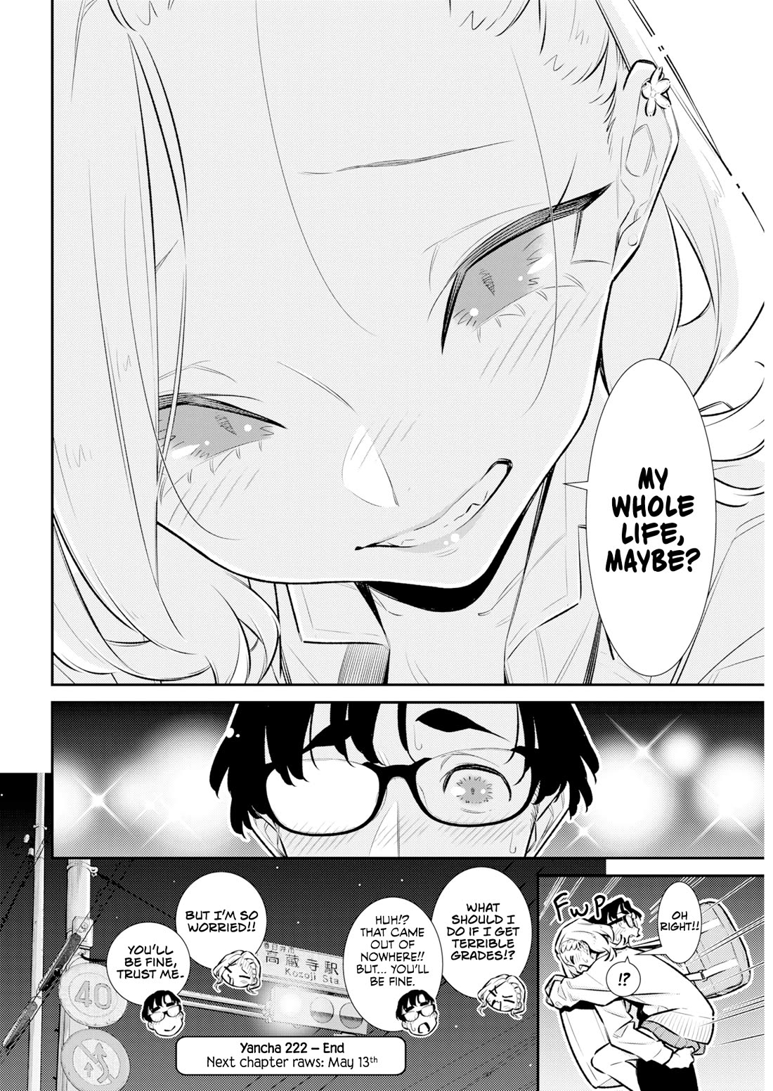 Yancha Gal no Anjou-san Chapter 222 page 14 - Chapter 222