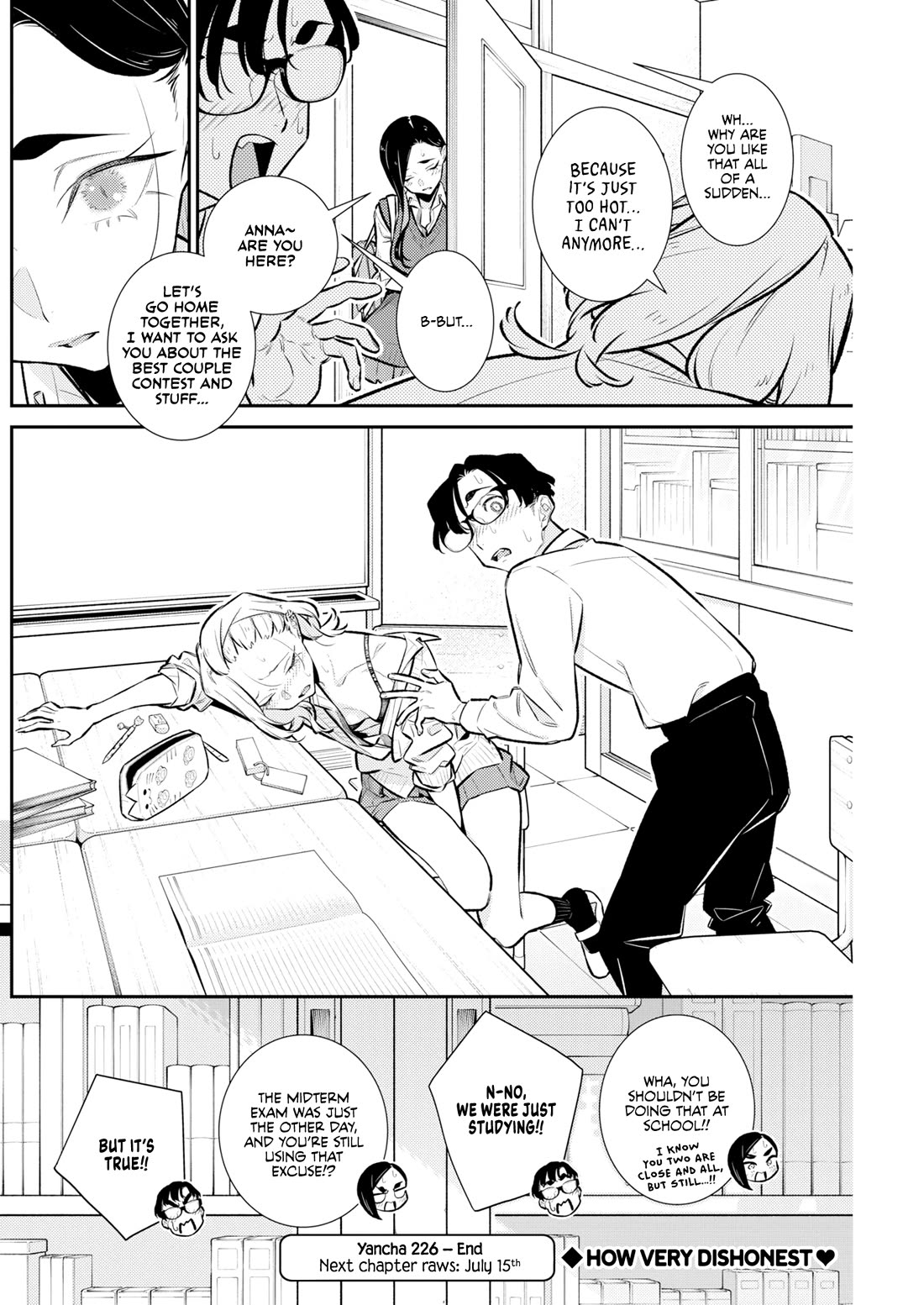 Yancha Gal no Anjou-san Chapter 226 page 14 - Chapter 226: Seto-kun Can't Help but Make Her Study