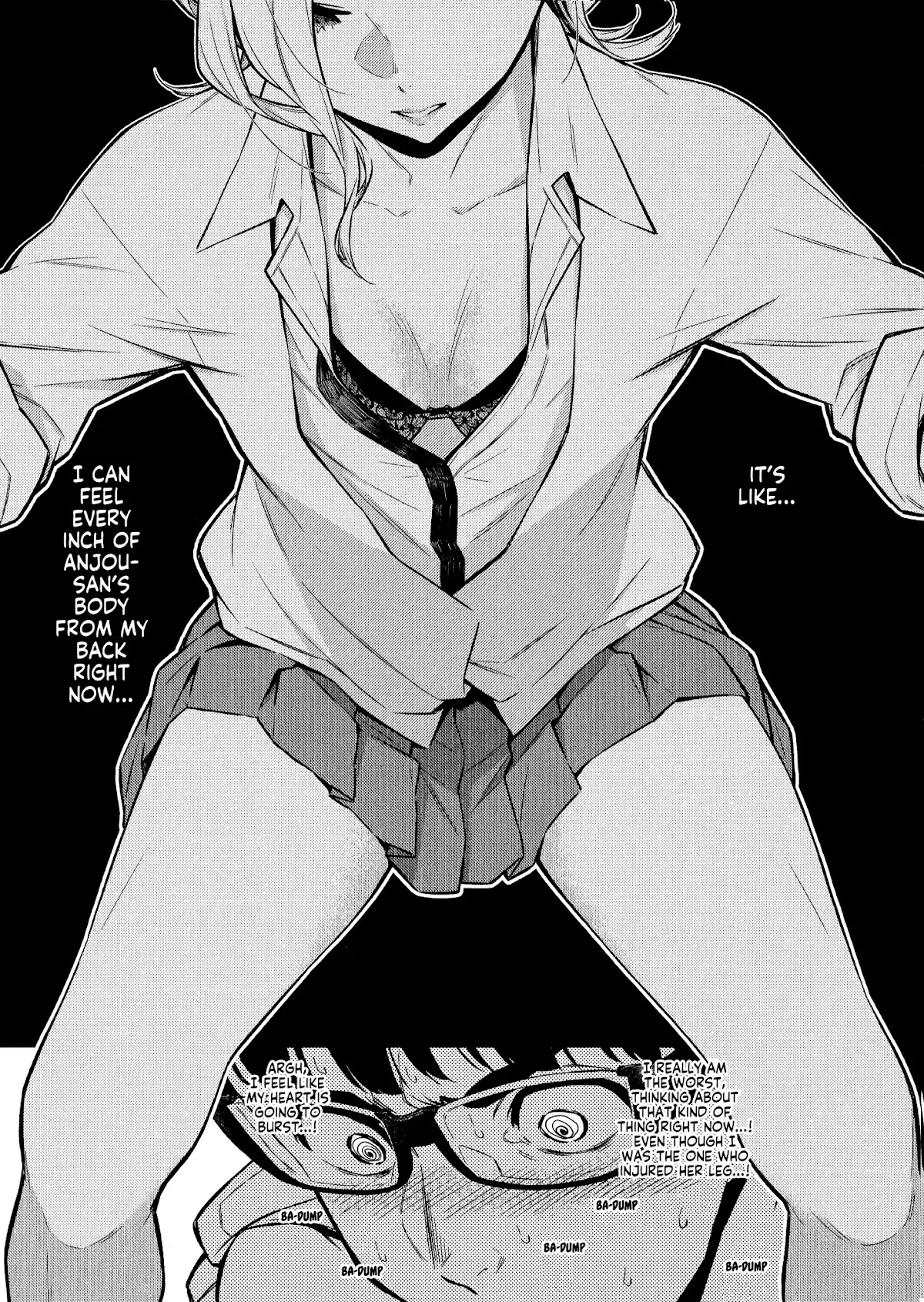 Yancha Gal no Anjou-san Chapter 34 page 10 - Chapter 34: Anjou-San Hurts Her Leg