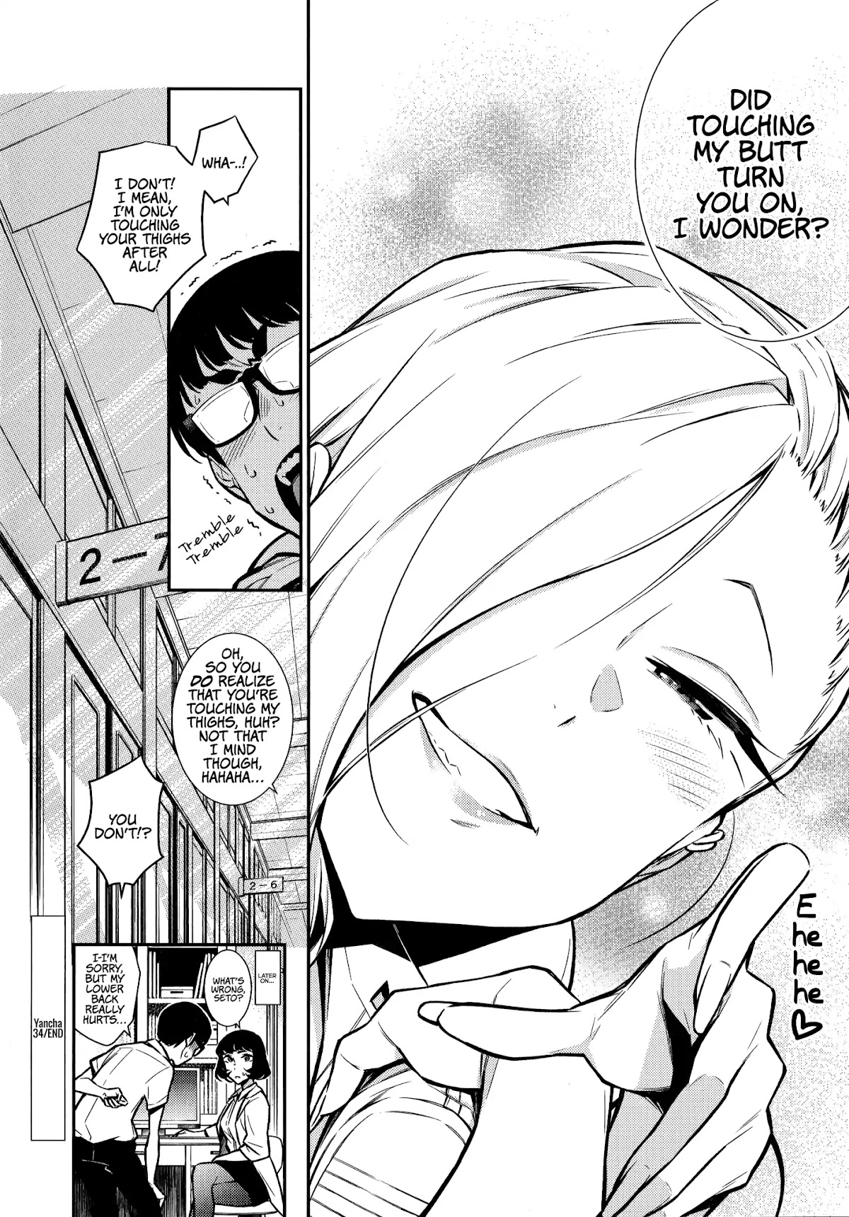 Yancha Gal no Anjou-san Chapter 34 page 12 - Chapter 34: Anjou-San Hurts Her Leg