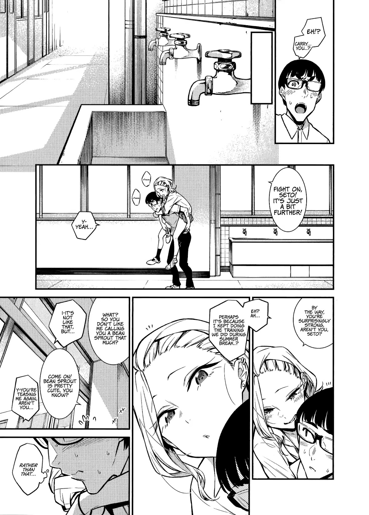 Yancha Gal no Anjou-san Chapter 34 page 8 - Chapter 34: Anjou-San Hurts Her Leg