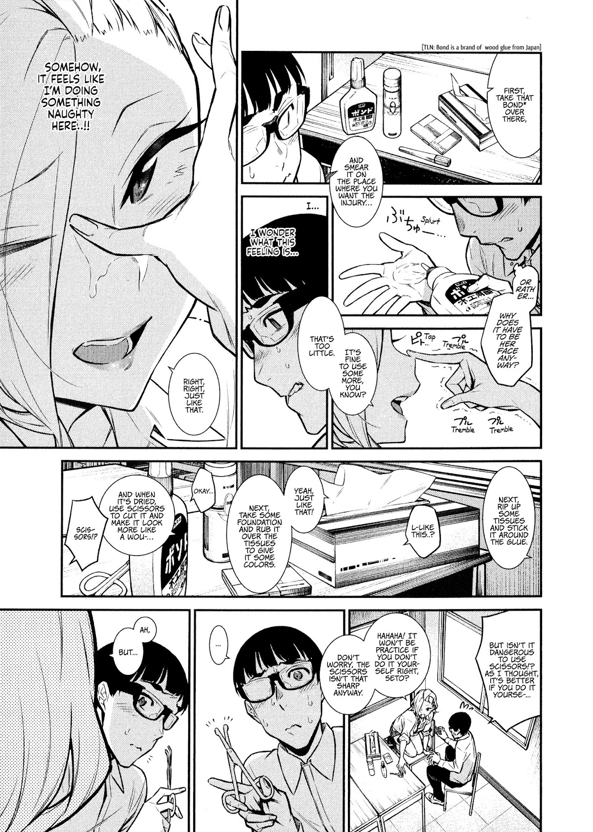 Yancha Gal no Anjou-san Chapter 35 page 10 - Chapter 35: Anjou-san’s Injury Makeup Lecture