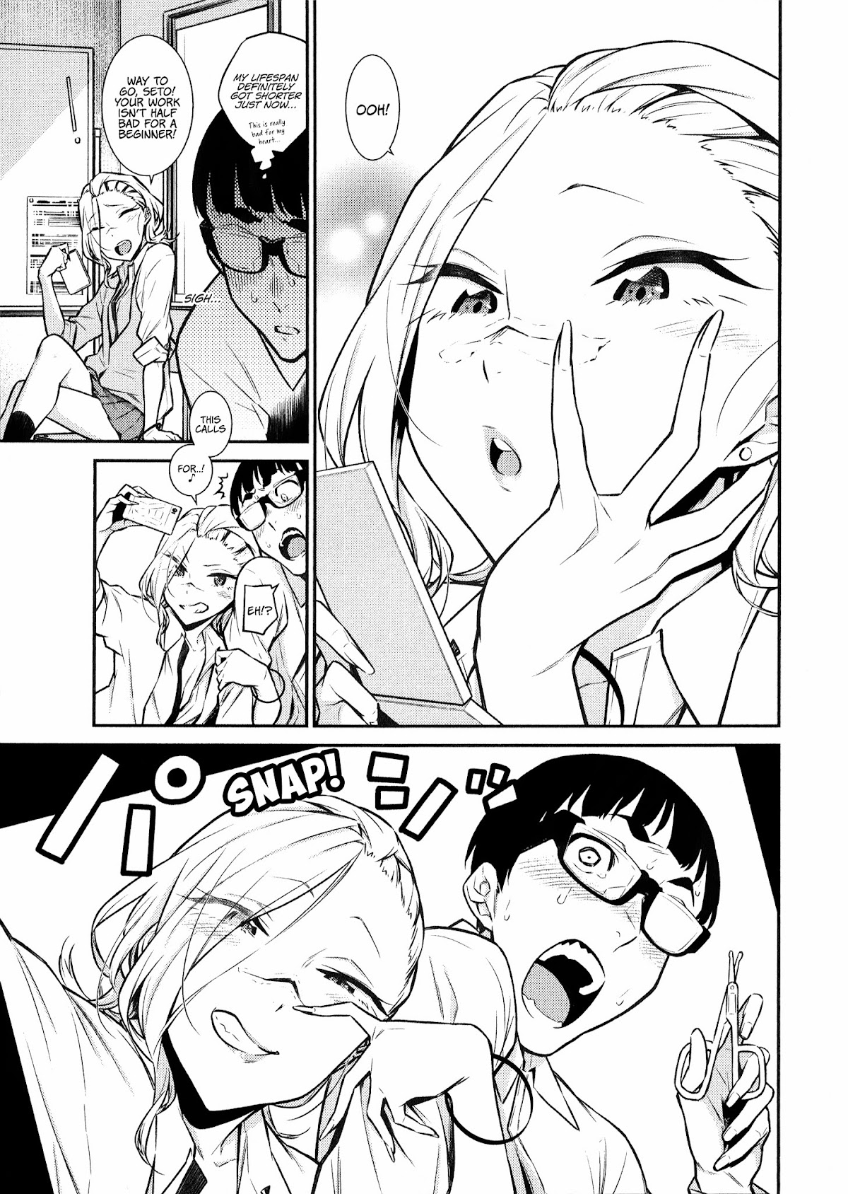 Yancha Gal no Anjou-san Chapter 35 page 12 - Chapter 35: Anjou-san’s Injury Makeup Lecture