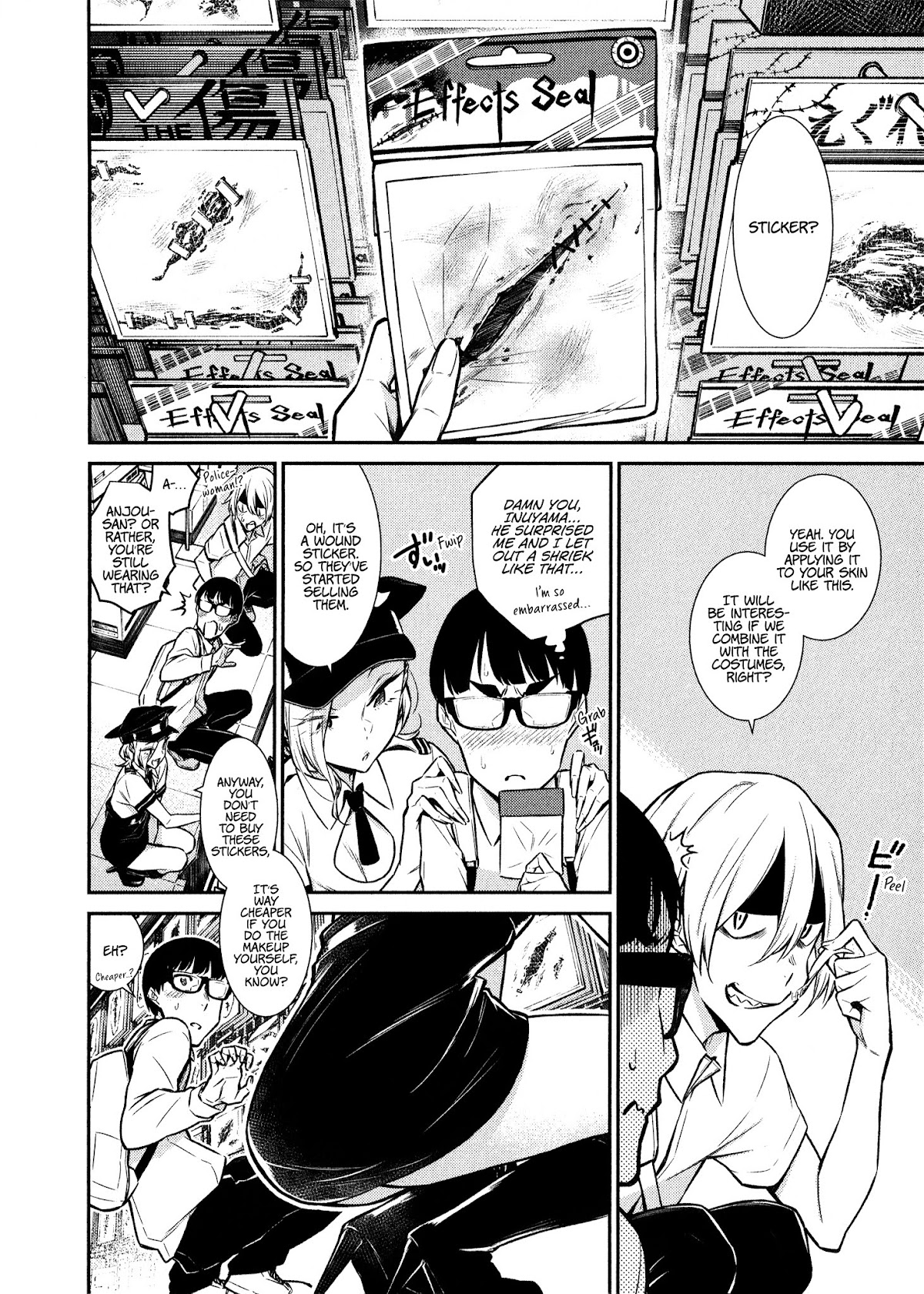 Yancha Gal no Anjou-san Chapter 35 page 5 - Chapter 35: Anjou-san’s Injury Makeup Lecture