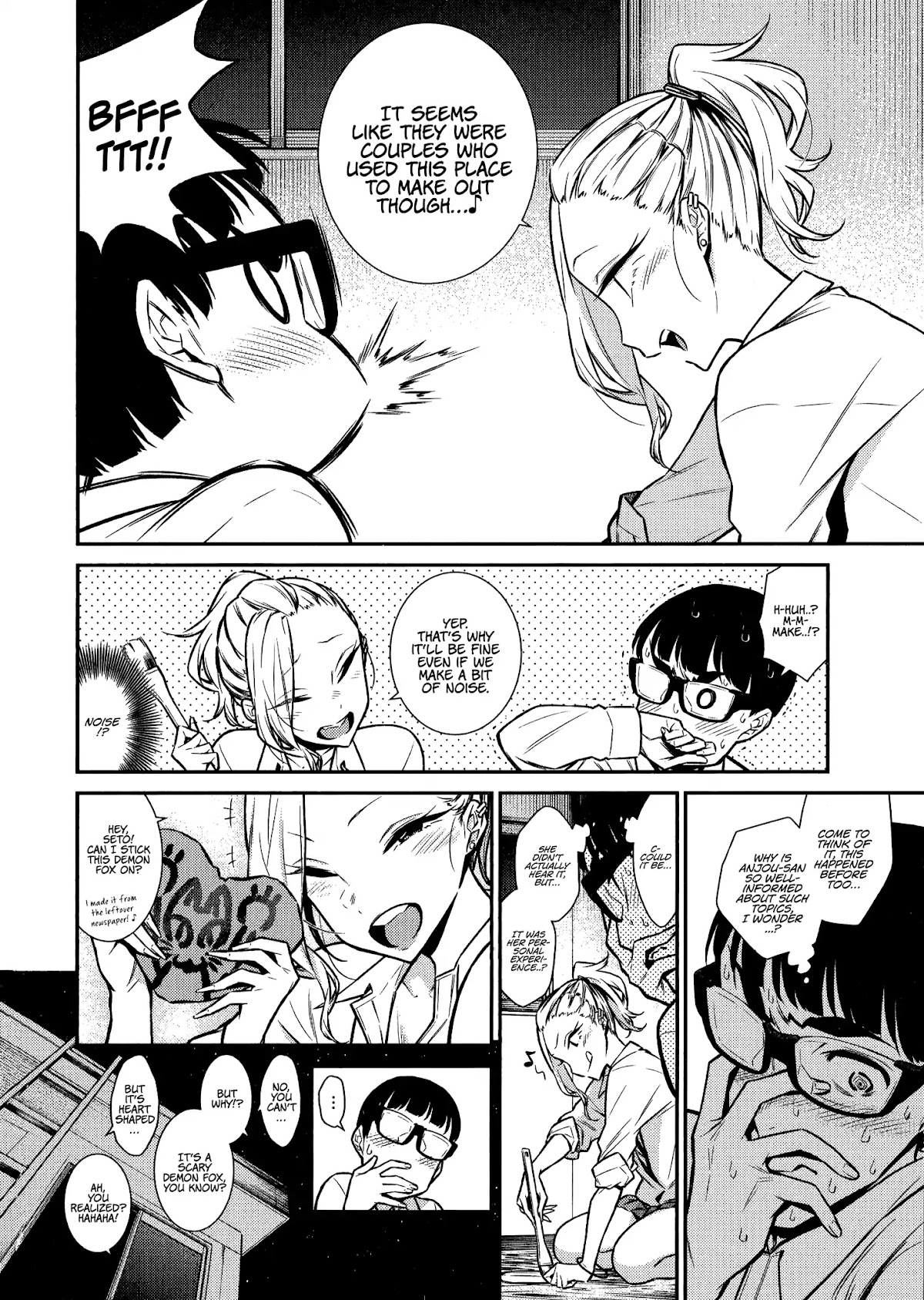 Yancha Gal no Anjou-san Chapter 36 page 7 - Chapter 36: Anjou-san and The Night Before the Cultural Festival