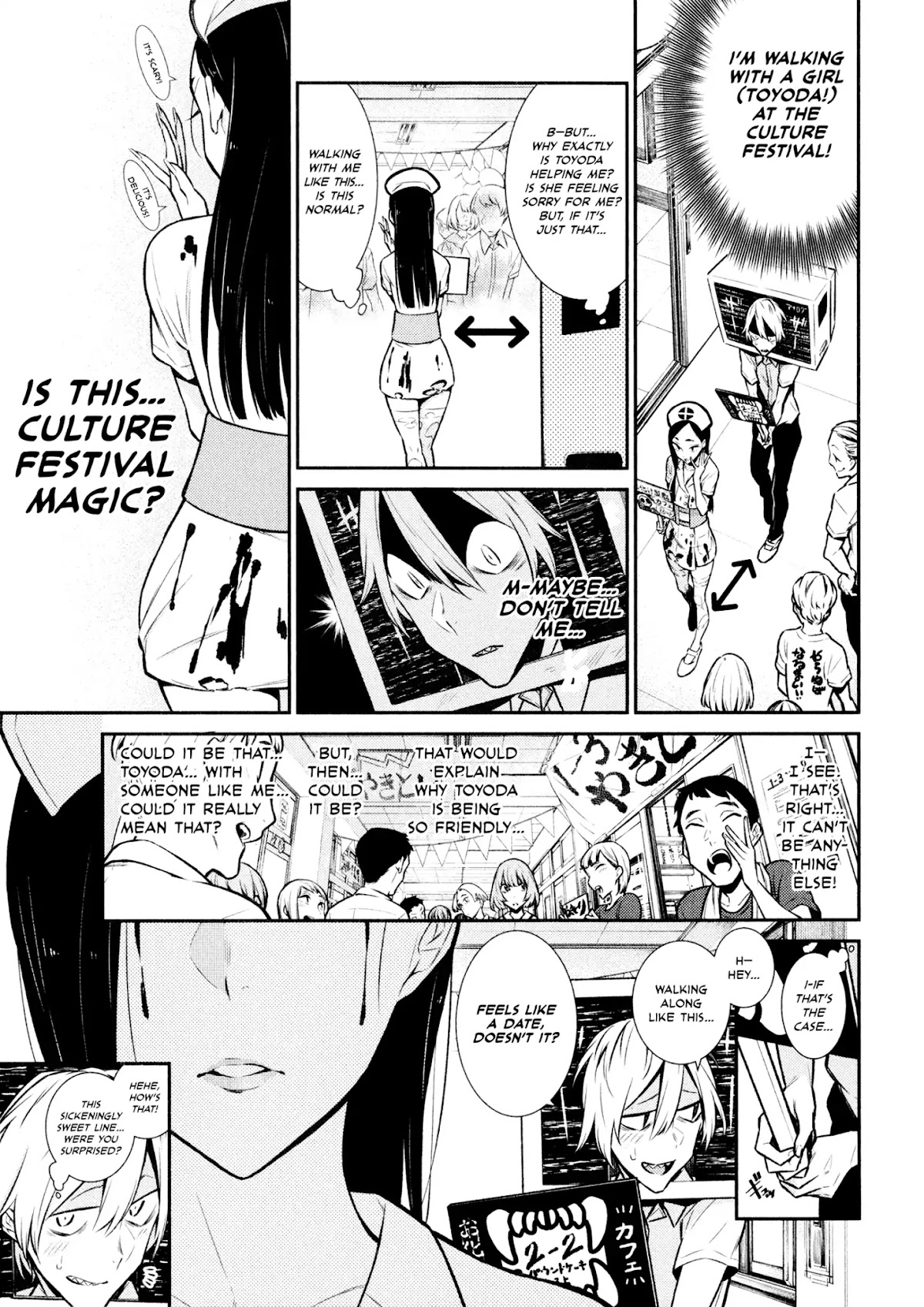 Yancha Gal no Anjou-san Chapter 37 page 9 - Chapter 37: Toyoda-san and Inuyama-kun's Culture Festival