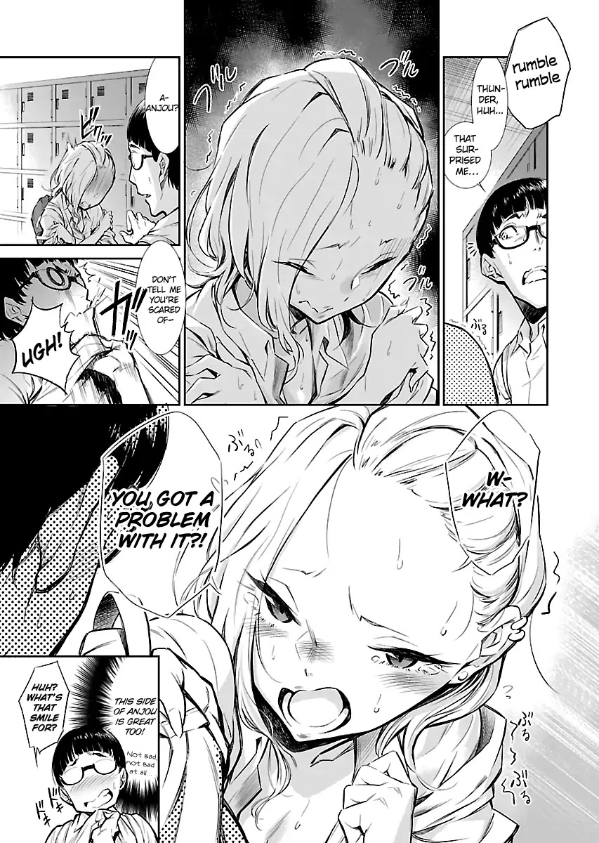 Yancha Gal no Anjou-san Chapter 4.5 page 2 - Chapter 4.5: Short Comic: Thunder
