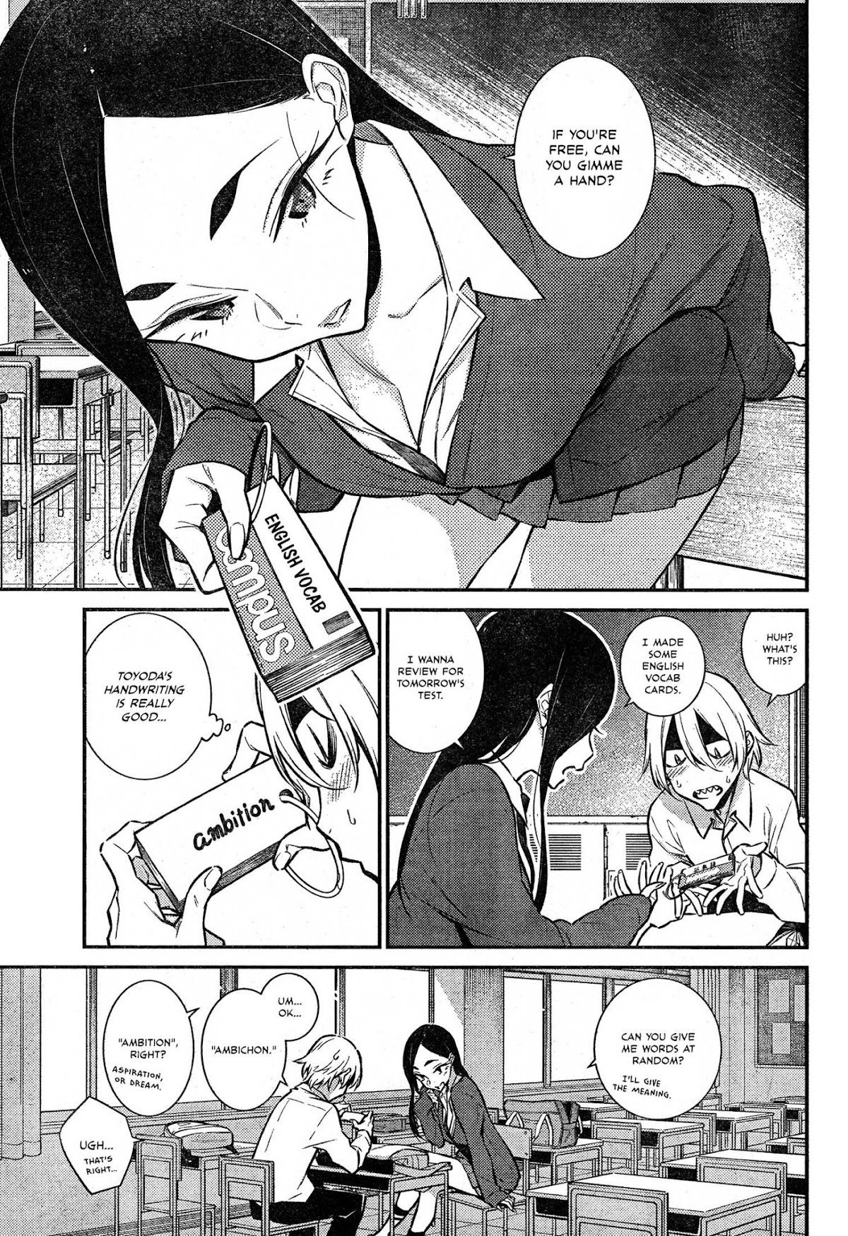 Yancha Gal no Anjou-san Chapter 47 page 3 - Chapter 47: Toyoda-san is Bad at Science