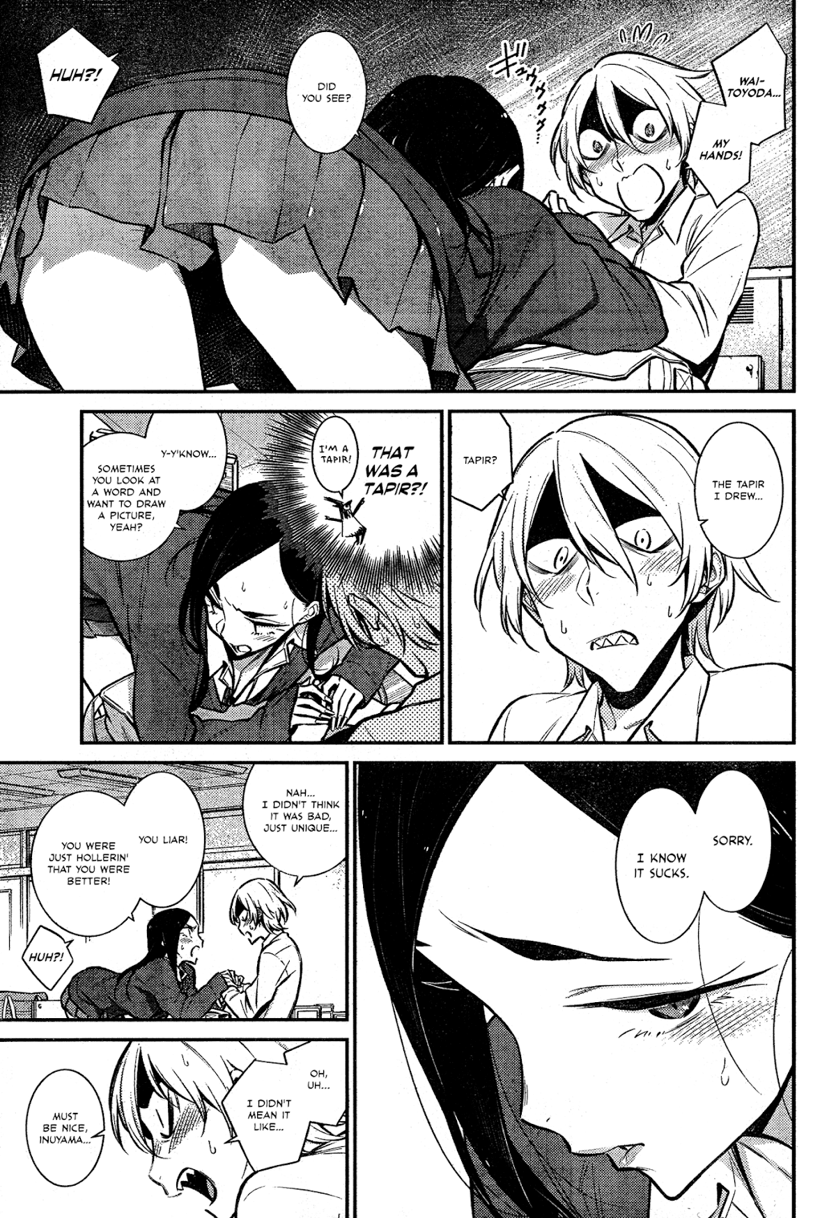 Yancha Gal no Anjou-san Chapter 47 page 7 - Chapter 47: Toyoda-san is Bad at Science