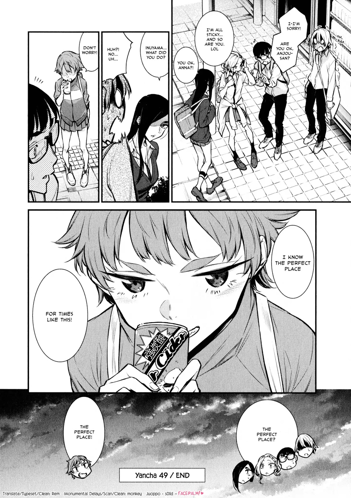Yancha Gal no Anjou-san Chapter 49 page 14 - Chapter 49: Anjou-san Wants to Go Bowling