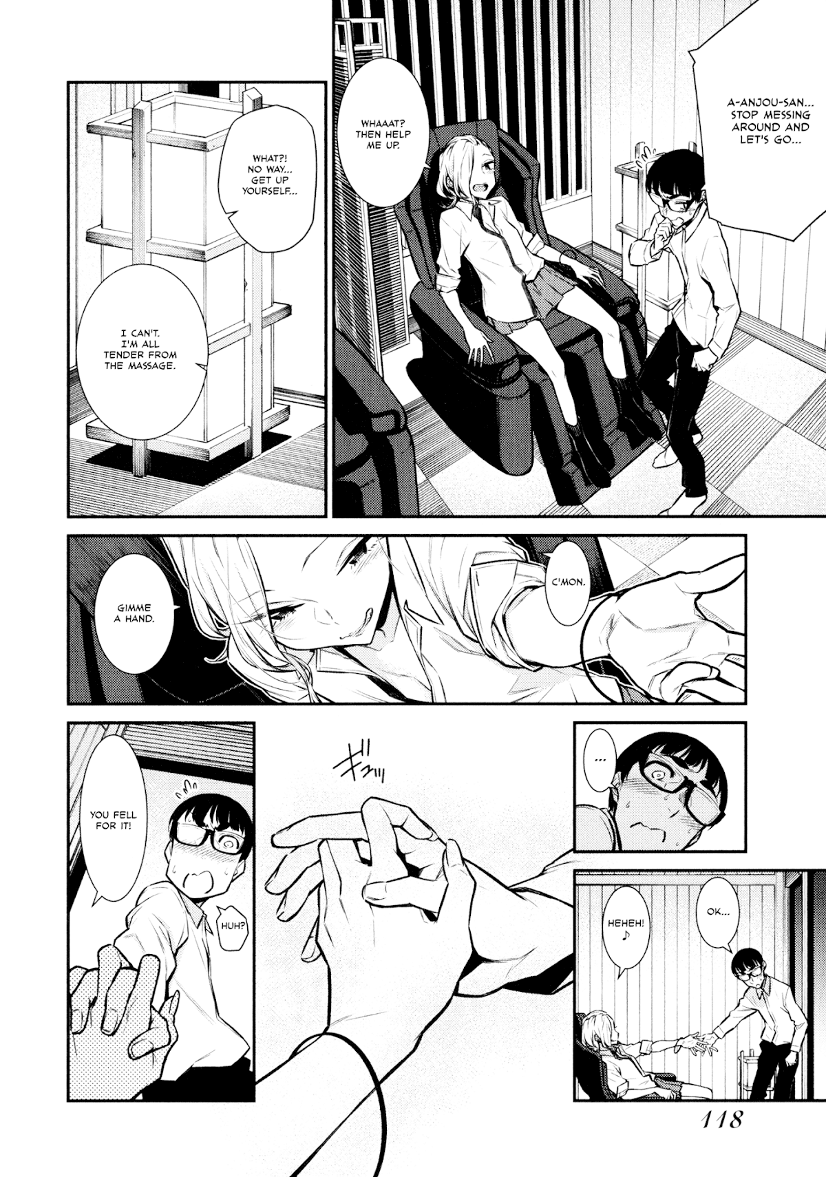 Yancha Gal no Anjou-san Chapter 50 page 12 - Chapter 50: Anjou-san Likes Massages