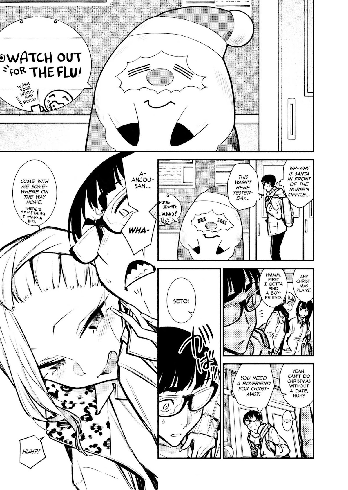 Yancha Gal no Anjou-san Chapter 60 page 1 - Chapter 60: Anjou-san Likes Christmas