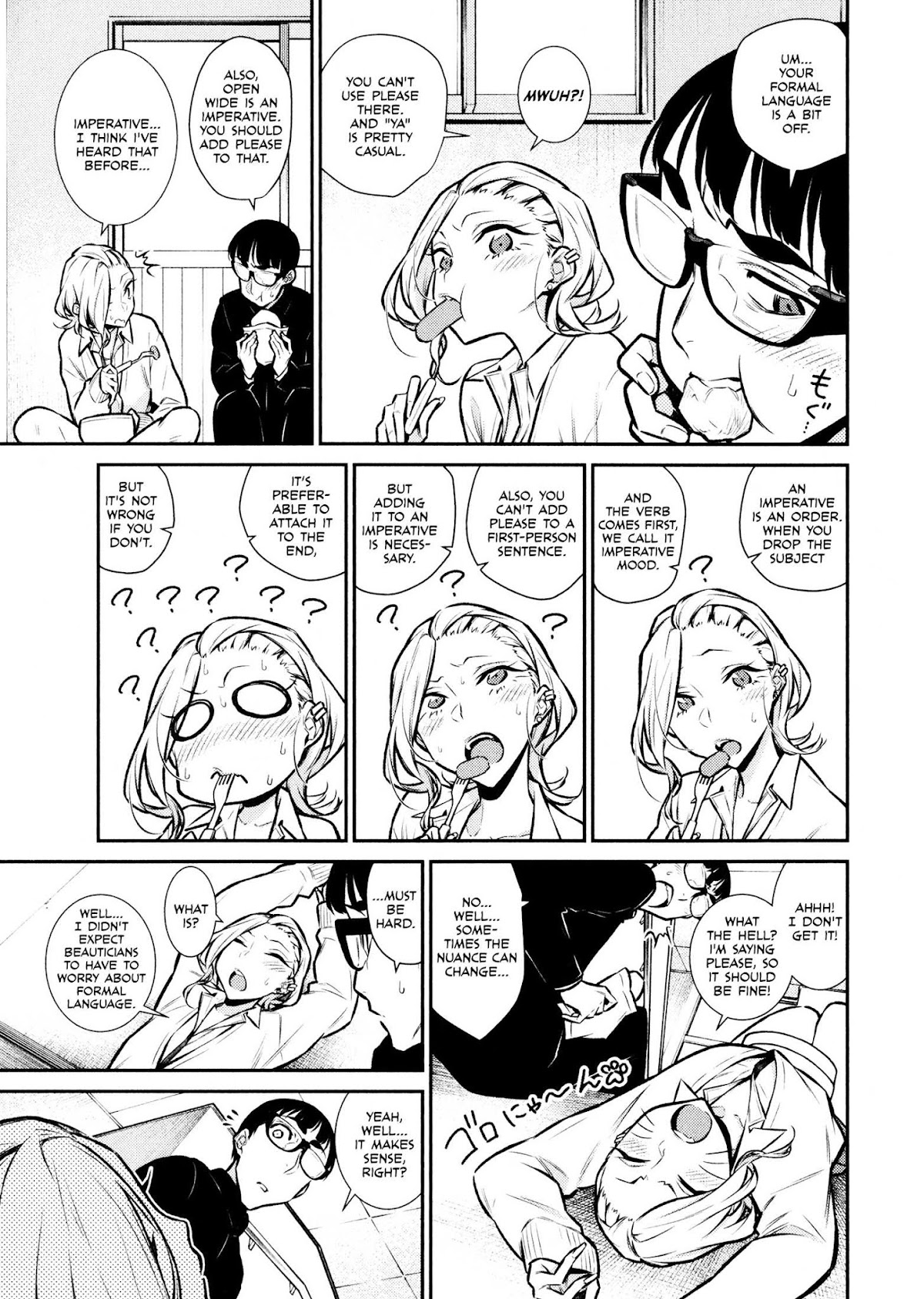 Yancha Gal no Anjou-san Chapter 61 page 7 - Chapter 61: Anjou-san Can't Speak Formally