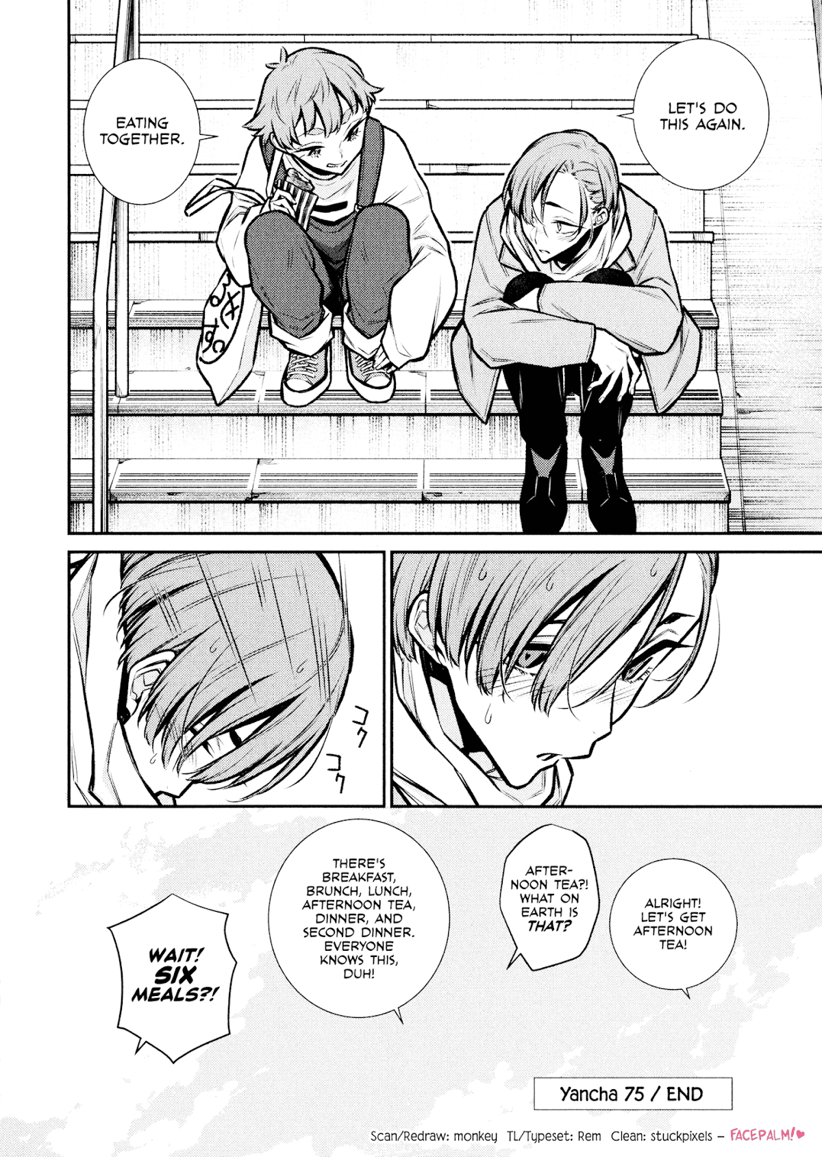 Yancha Gal no Anjou-san Chapter 75 page 14 - Chapter 75: Chita-san Wants to Eat a Lot