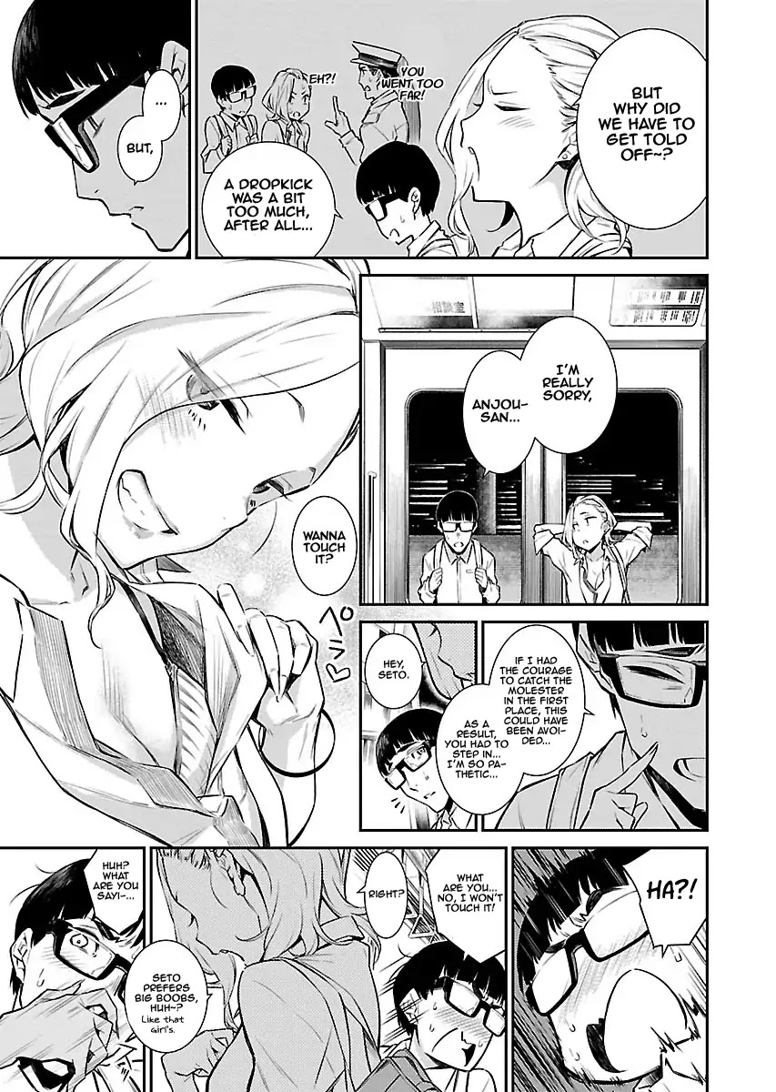 Yancha Gal no Anjou-san Chapter 8 page 9 - Chapter 8: Anjou-san Won't Let Go