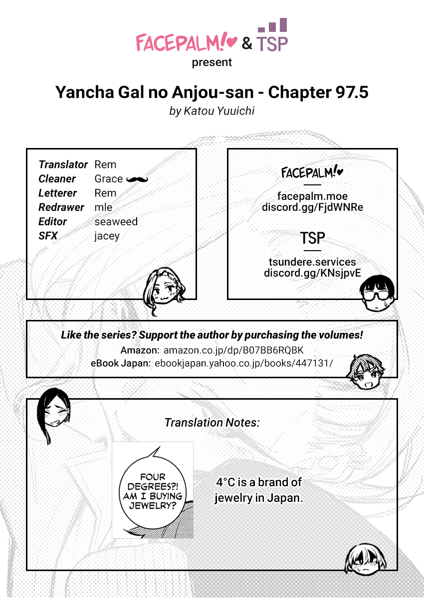 Yancha Gal no Anjou-san Chapter 97.5 page 13 - Chapter 97.5: Girls' Meeting (Comfy)