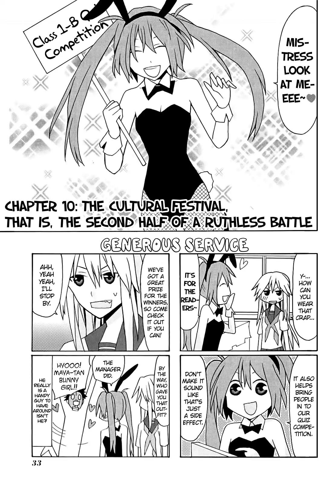 Yandere Kanojo Chapter 10 page 2 - Chapter 10: The Cultural Festival, That is, the Second Half of a Ruthless Battle