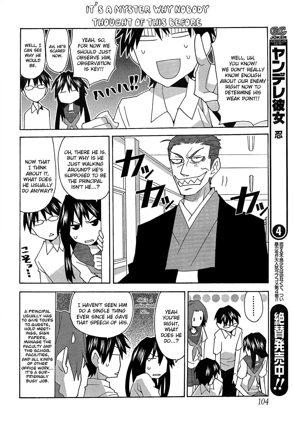 Yandere Kanojo Chapter 21 page 4 - Chapter 21: The Principal, Also Known As Their Greatest Enemy (Part 2)