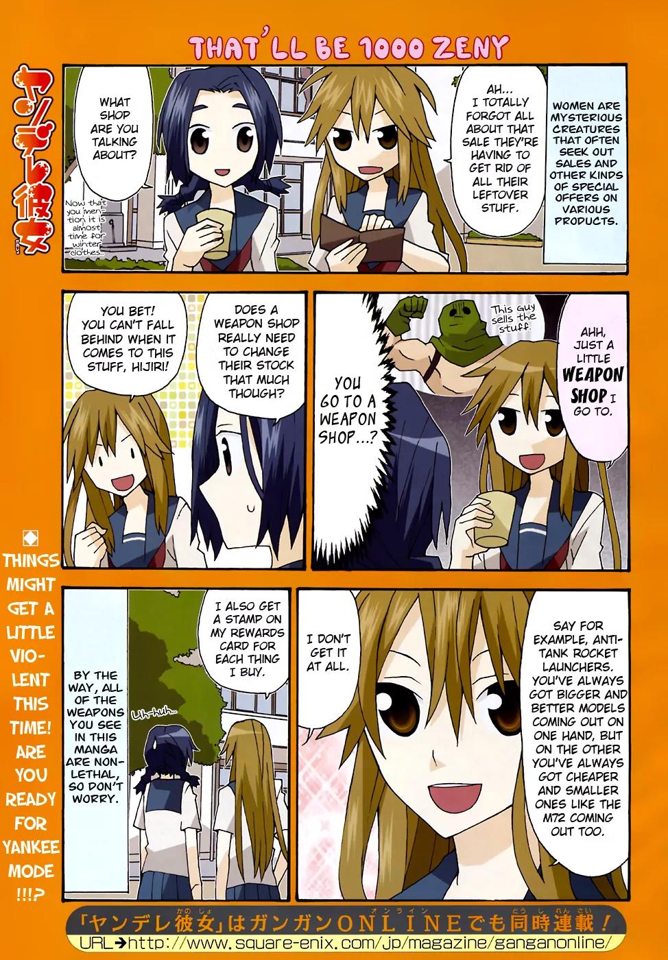 Yandere Kanojo Chapter 26 page 1 - Chapter 26: The Black Bat, That is, a Cursed Item