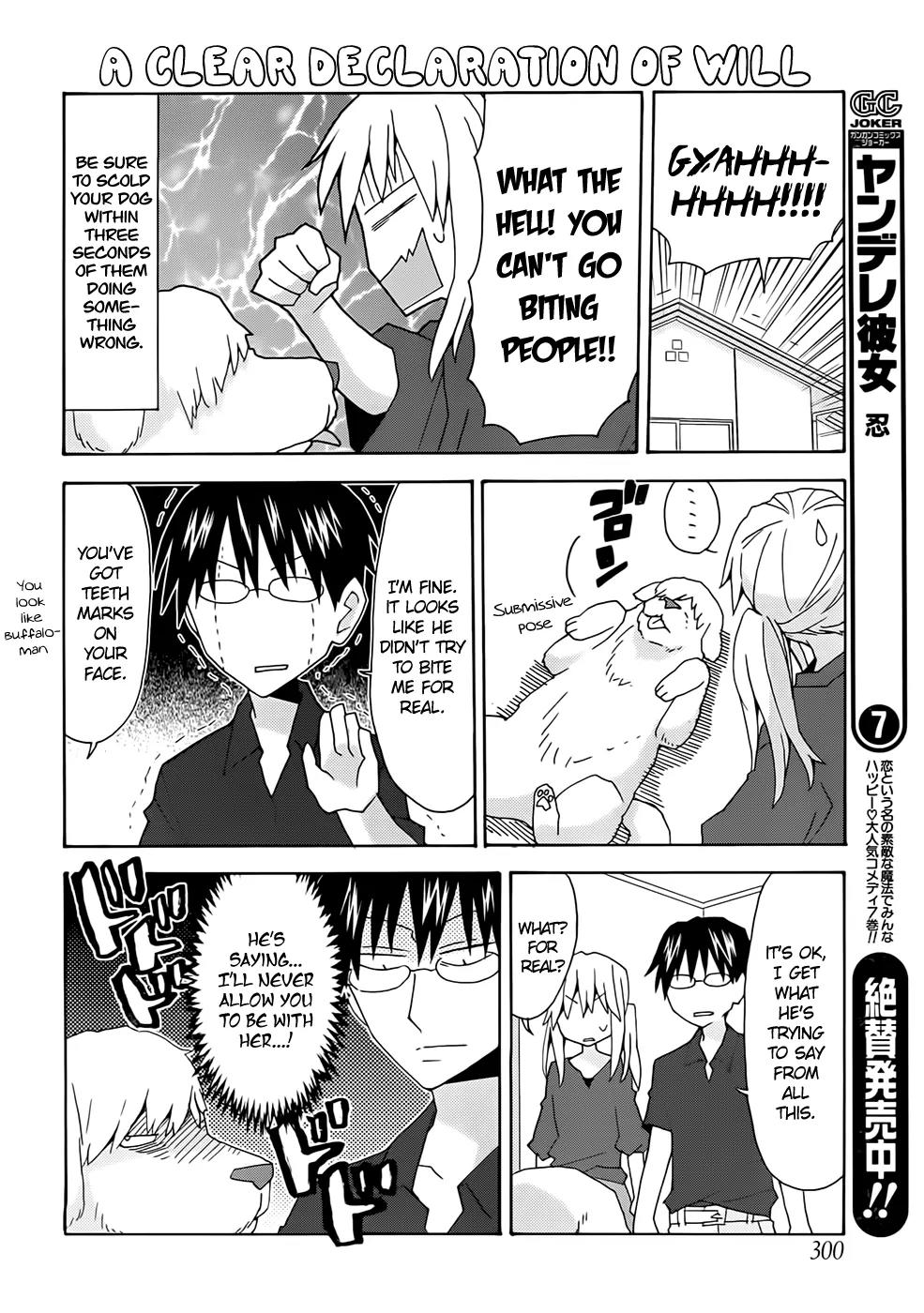 Yandere Kanojo Chapter 37 page 4 - Chapter 37: Beware of Dog, That is, a Test of One's Love