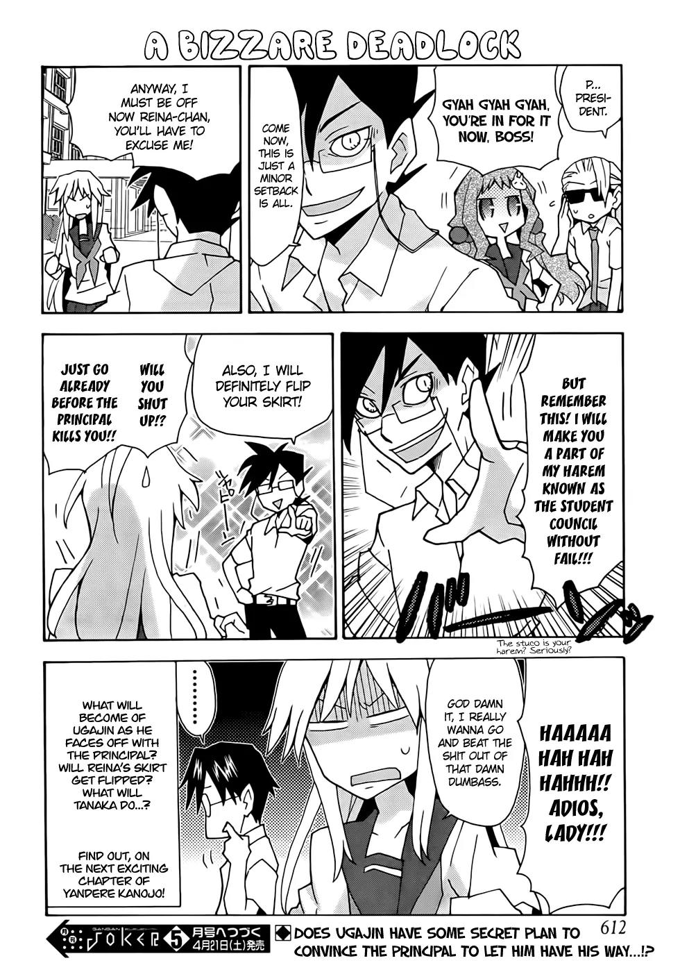 Yandere Kanojo Chapter 38 page 13 - Chapter 38: The New President, That is, Daikichi Ugajin's Chaos (Part 1)