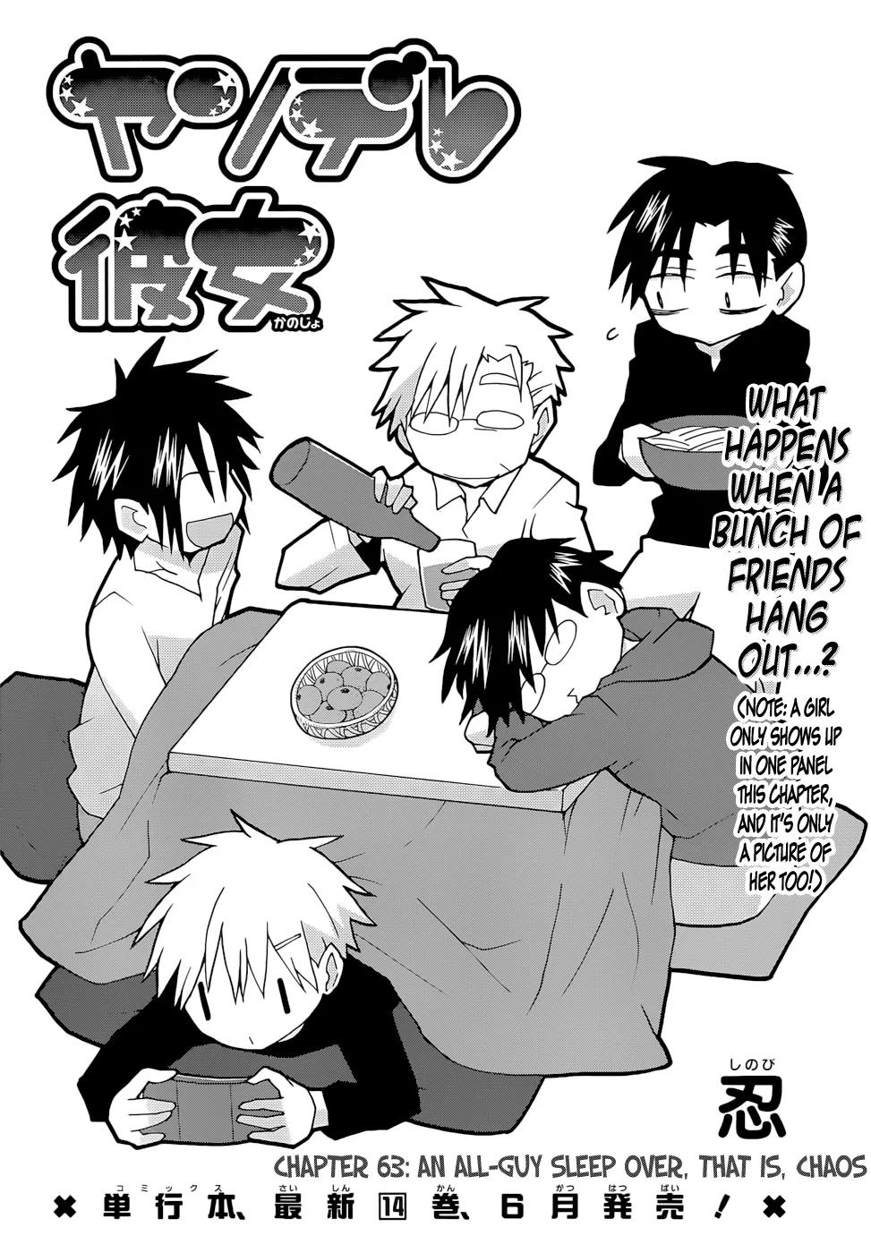 Yandere Kanojo Chapter 63 page 2 - Chapter 63: An All-Guy Sleepover, That Is, Chaos