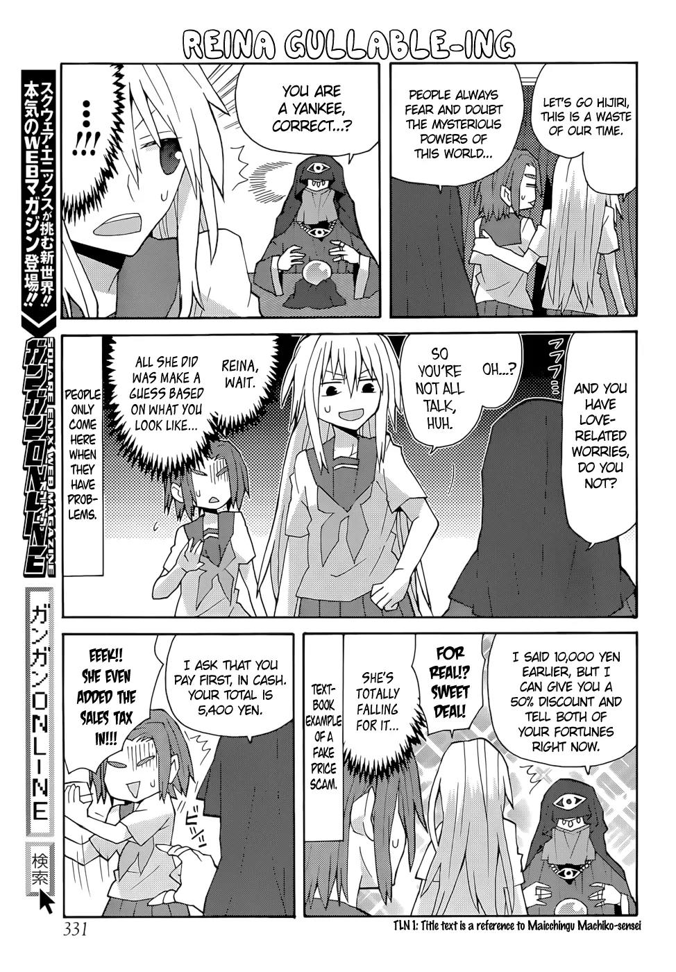 Yandere Kanojo Chapter 66 page 7 - Chapter 66: Fortunes, That Is, Mademoiselle's Will