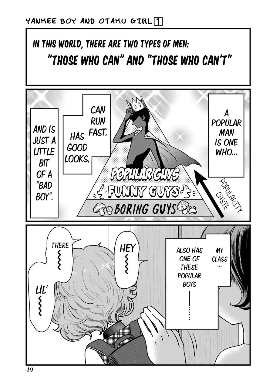 Yankee Boy and Otaku Girl Chapter 4 page 1 - Chapter 4