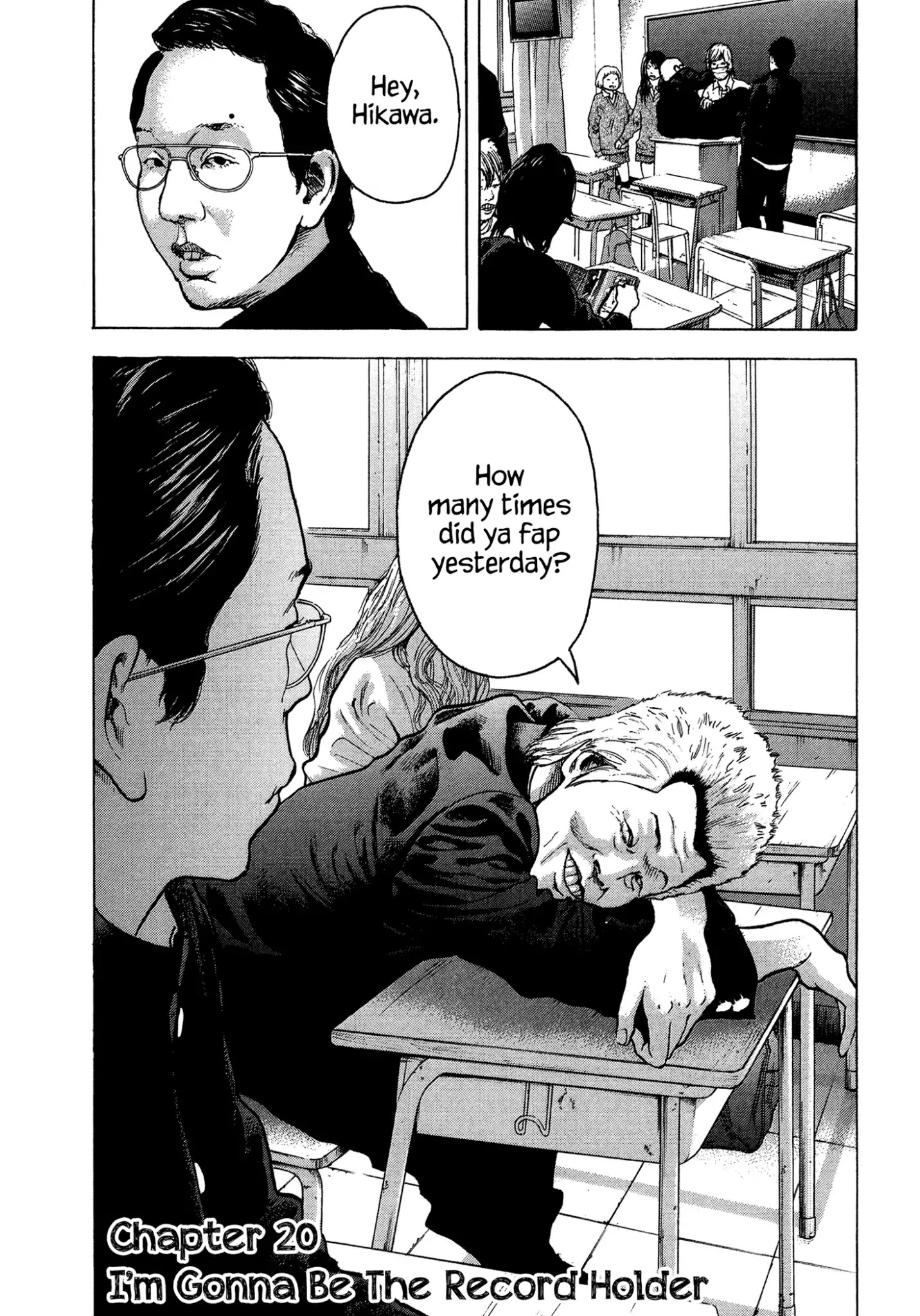 Yankee Go To Juku Chapter 20 page 2 - Chapter 20: I'm Gonna Be The Record Holder