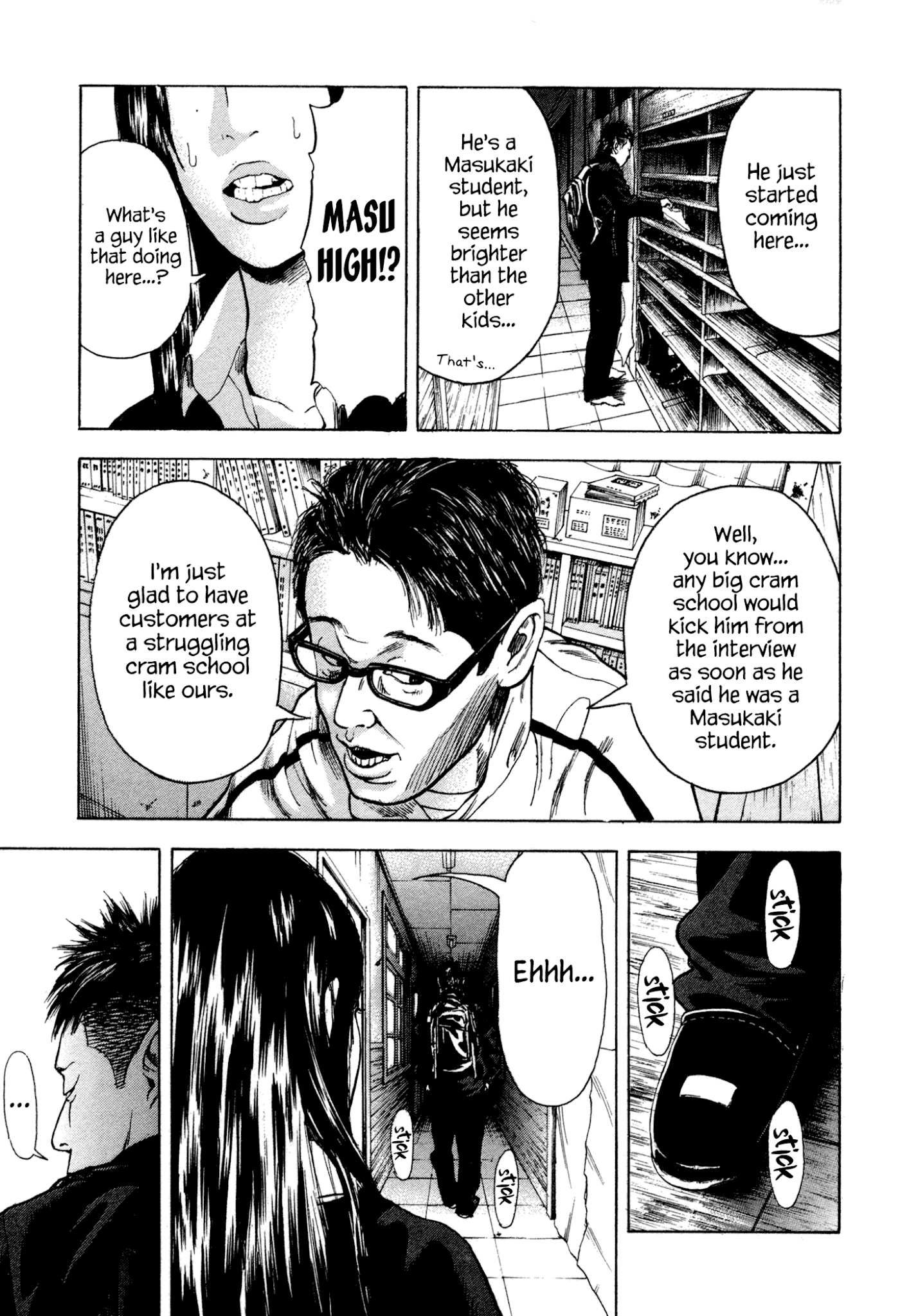 Yankee Go To Juku Chapter 7 page 10 - Chapter 7: Ikariishi Goes To Cram School Again