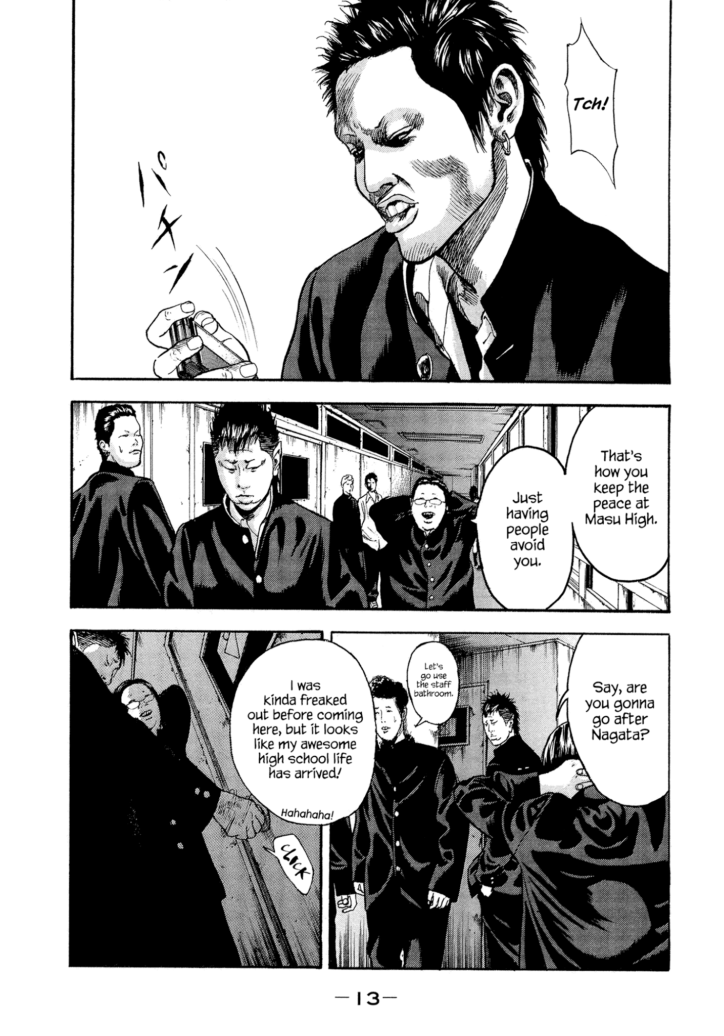 Yankee Go To Juku Chapter 8 page 16 - Chapter 8: The New Kid's Hot-blooded, Eh?